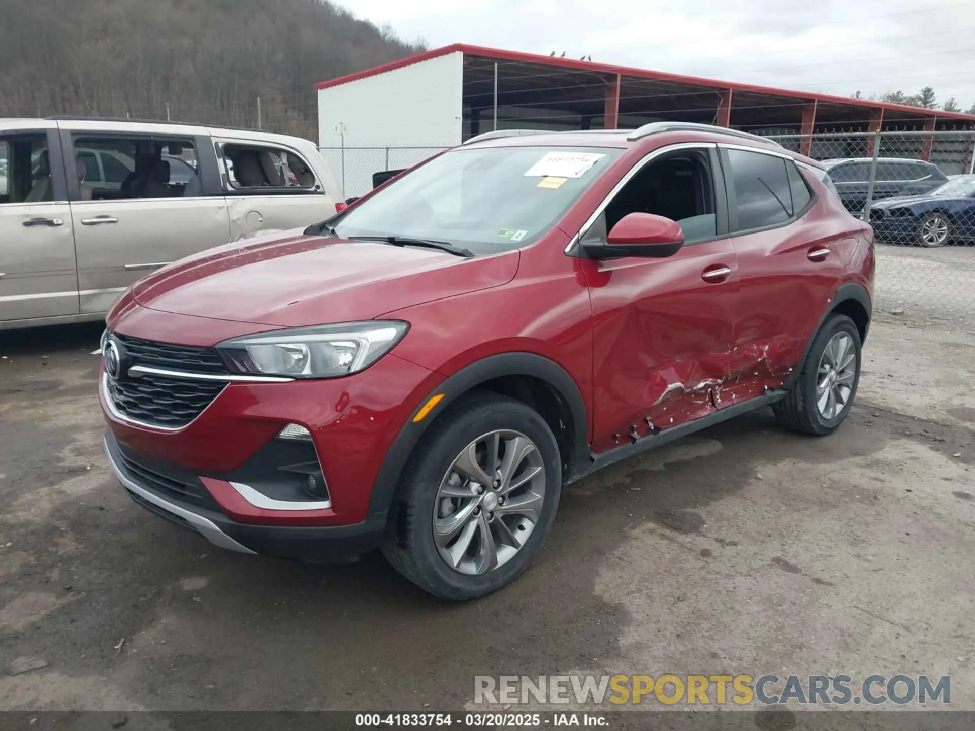 2 Photograph of a damaged car KL4MMESL6MB096585 BUICK ENCORE GX 2021