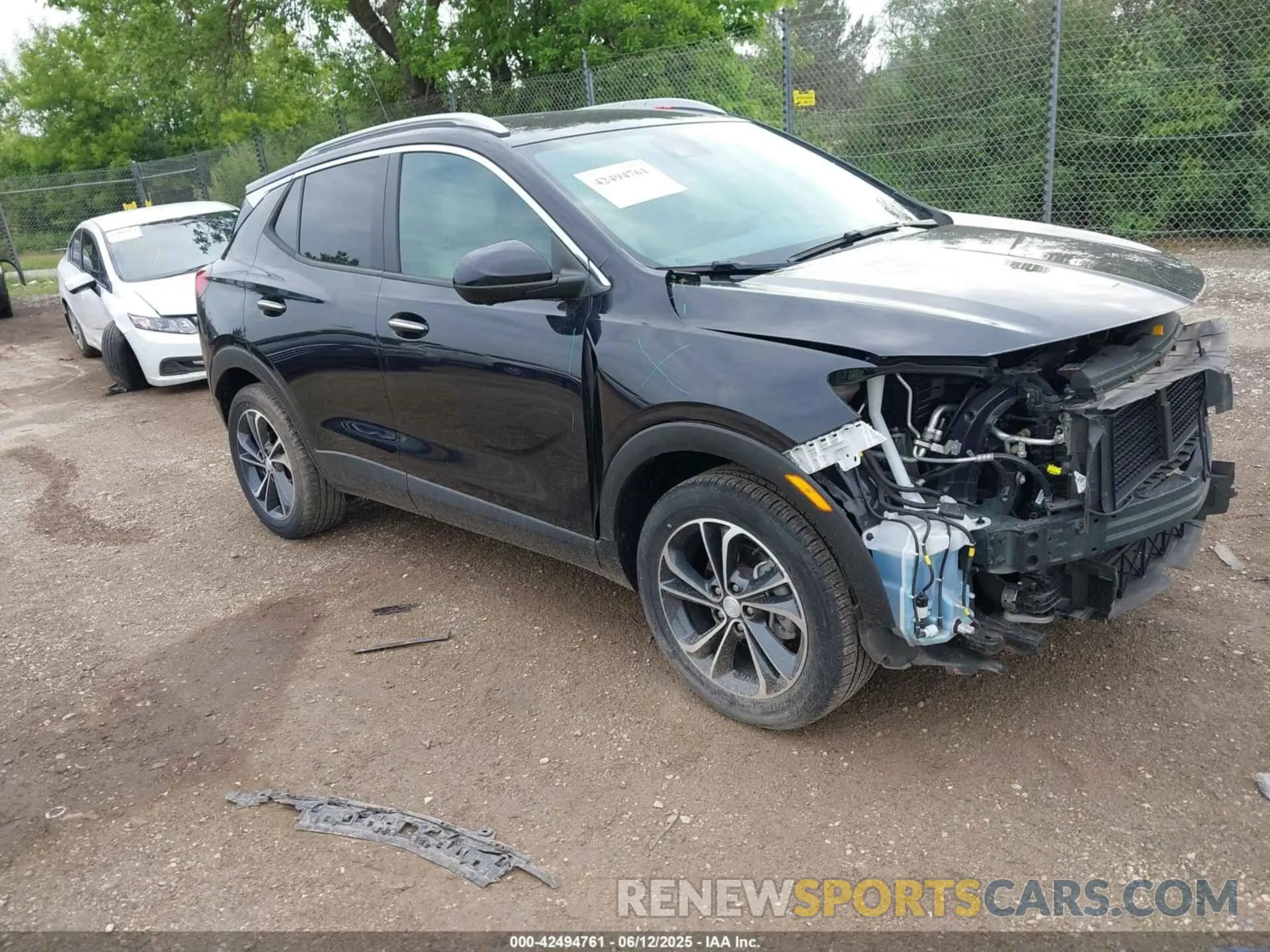 1 Photograph of a damaged car KL4MMESL8MB047386 BUICK ENCORE GX 2021