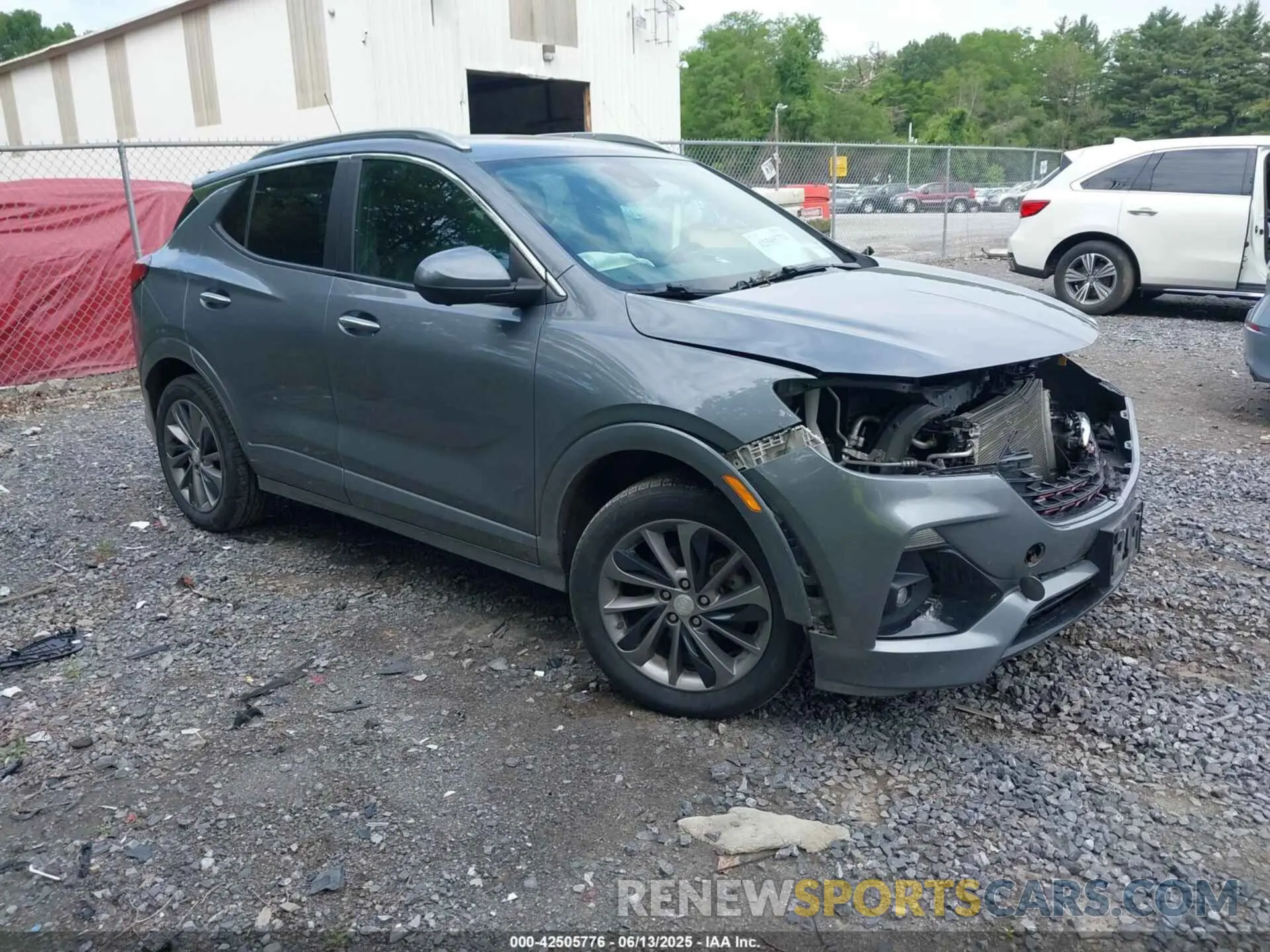 1 Photograph of a damaged car KL4MMESL9MB118918 BUICK ENCORE GX 2021