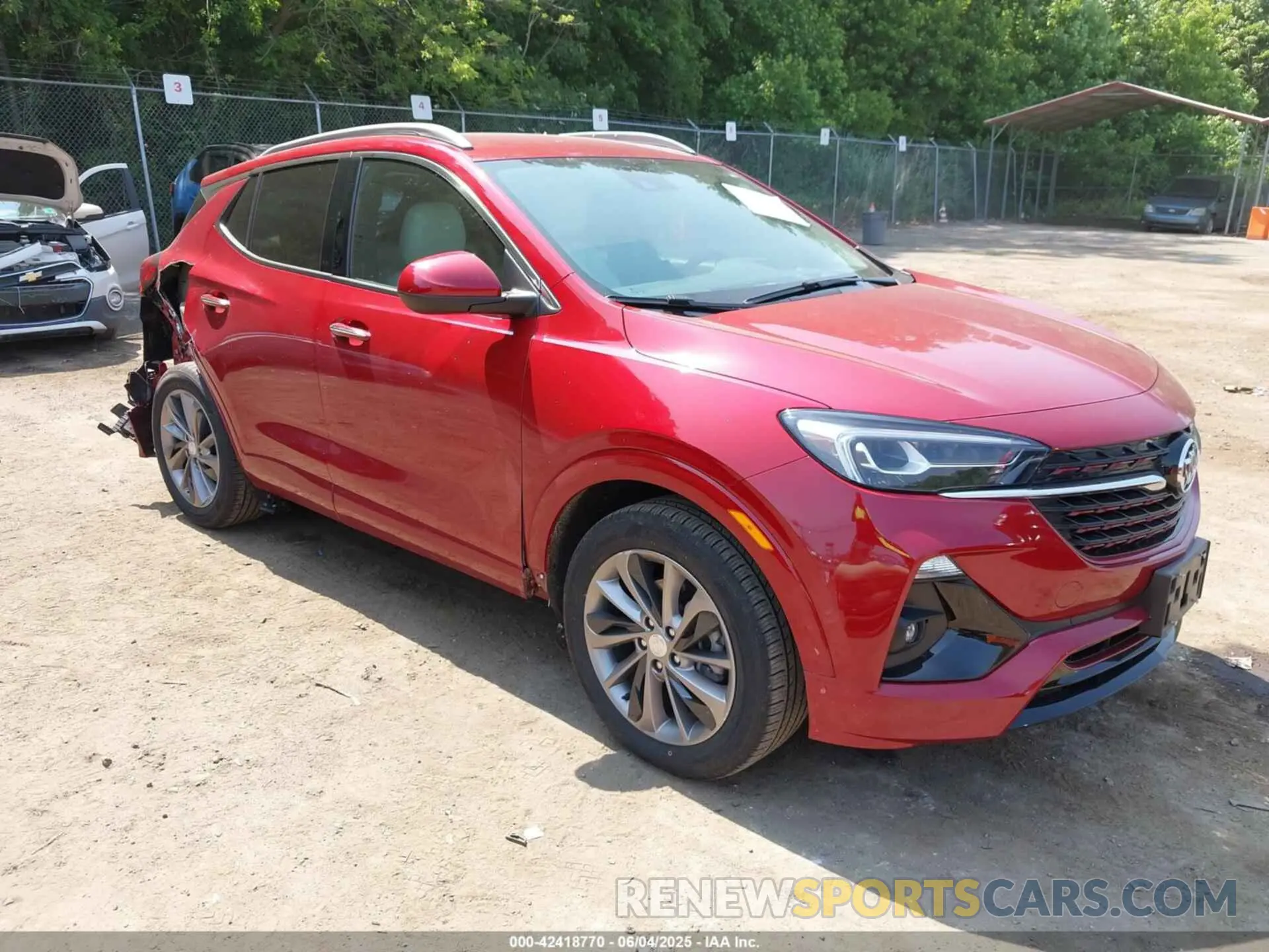 1 Photograph of a damaged car KL4MMFSL4MB112627 BUICK ENCORE GX 2021