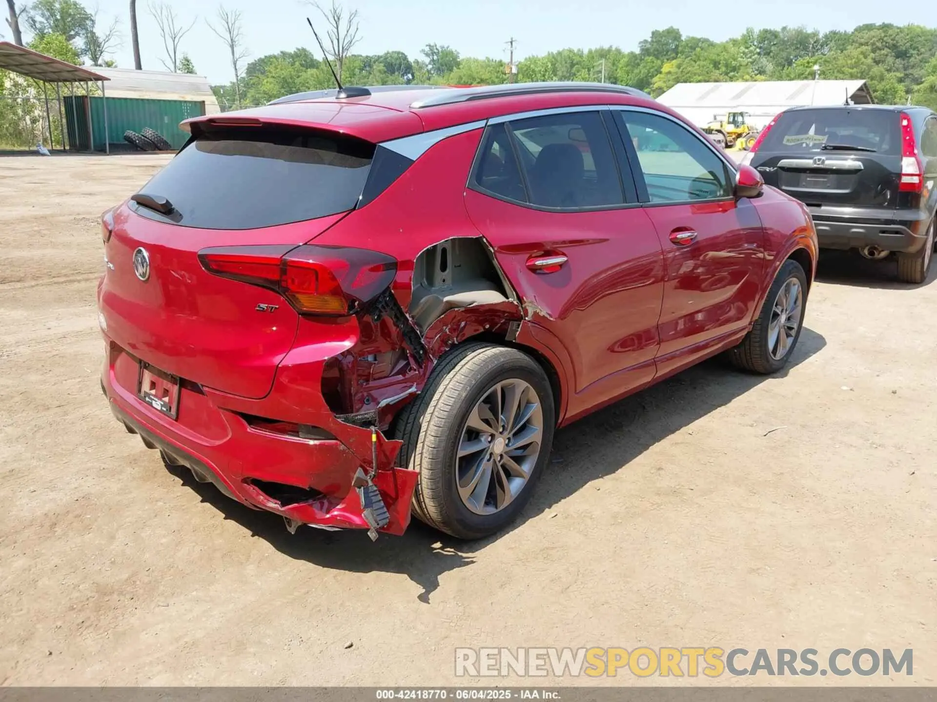 4 Photograph of a damaged car KL4MMFSL4MB112627 BUICK ENCORE GX 2021