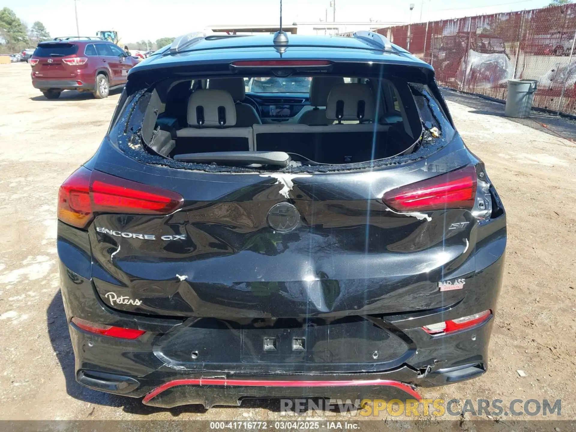 6 Photograph of a damaged car KL4MMFSL9MB050240 BUICK ENCORE GX 2021