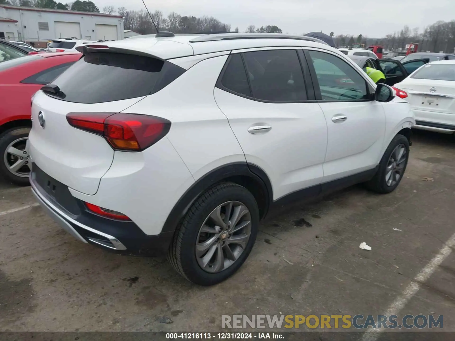 4 Photograph of a damaged car KL4MMFSL9MB153349 BUICK ENCORE GX 2021