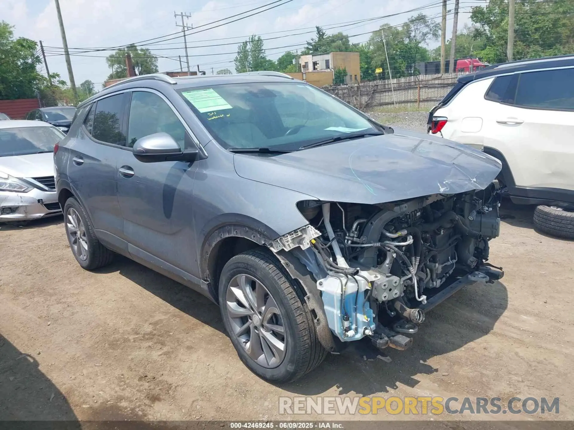1 Photograph of a damaged car KL4MMGSL3MB134429 BUICK ENCORE GX 2021