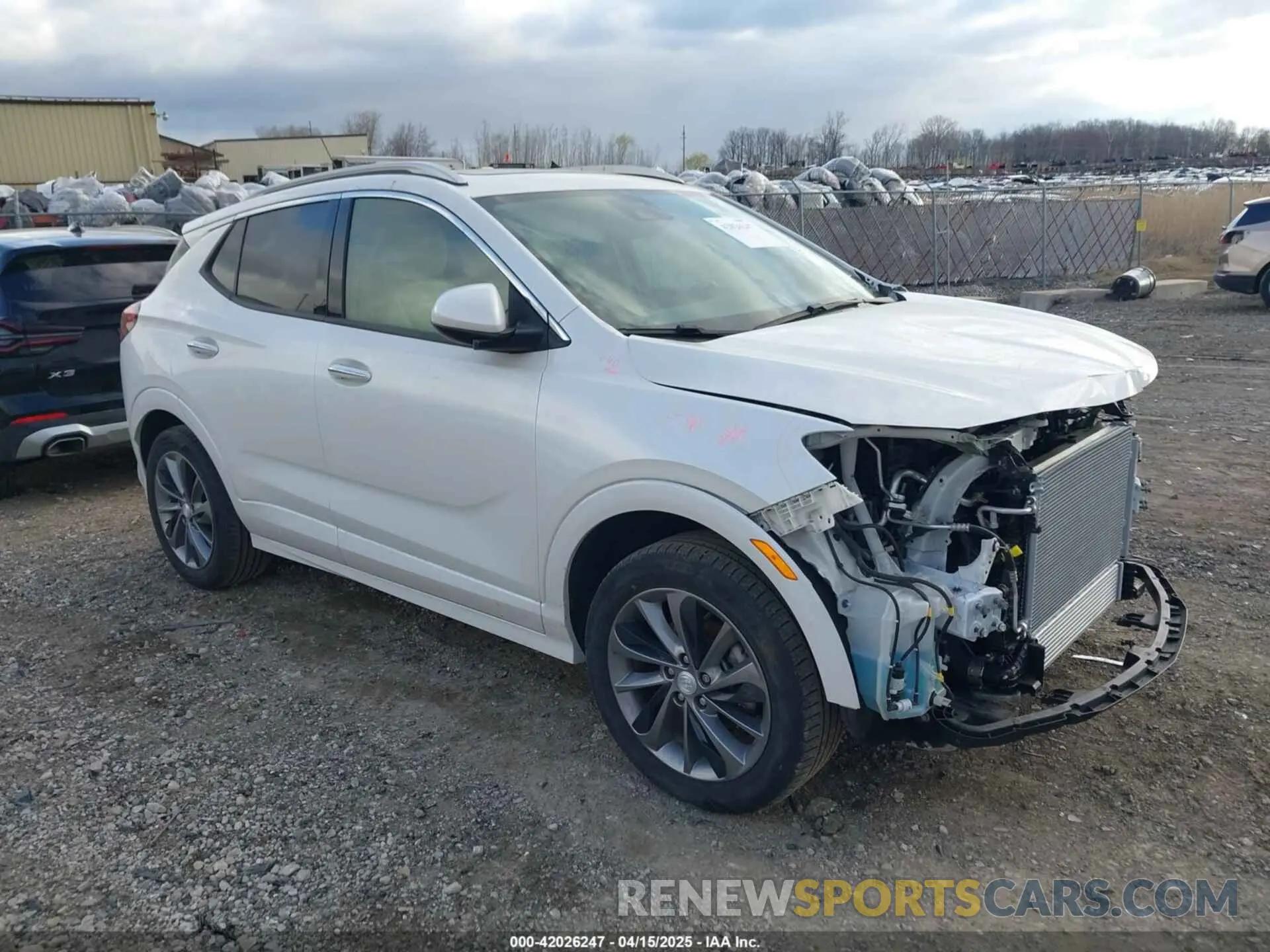 1 Photograph of a damaged car KL4MMGSL6MB038780 BUICK ENCORE GX 2021