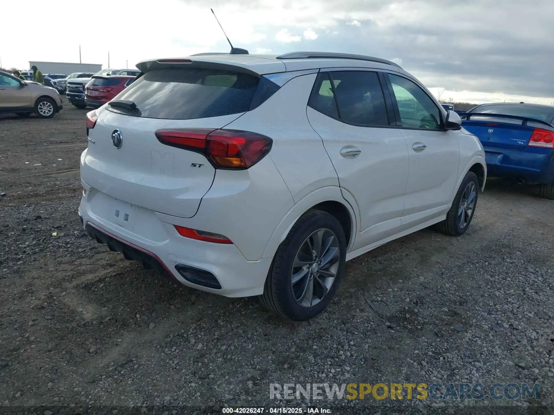 4 Photograph of a damaged car KL4MMGSL6MB038780 BUICK ENCORE GX 2021