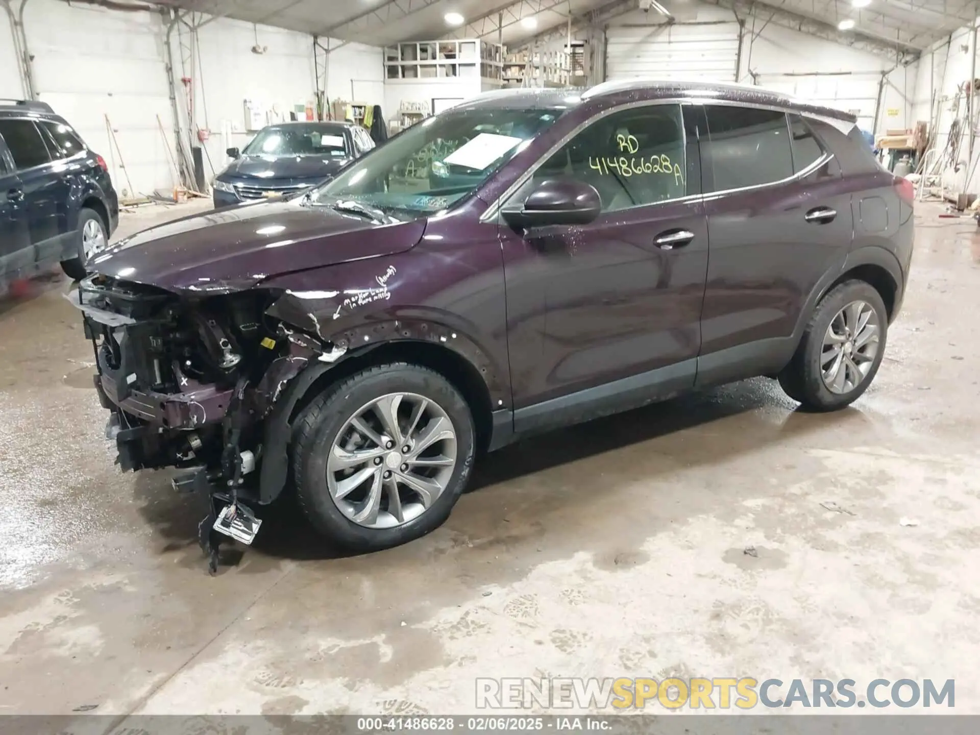 2 Photograph of a damaged car KL4MMGSL7MB151962 BUICK ENCORE GX 2021