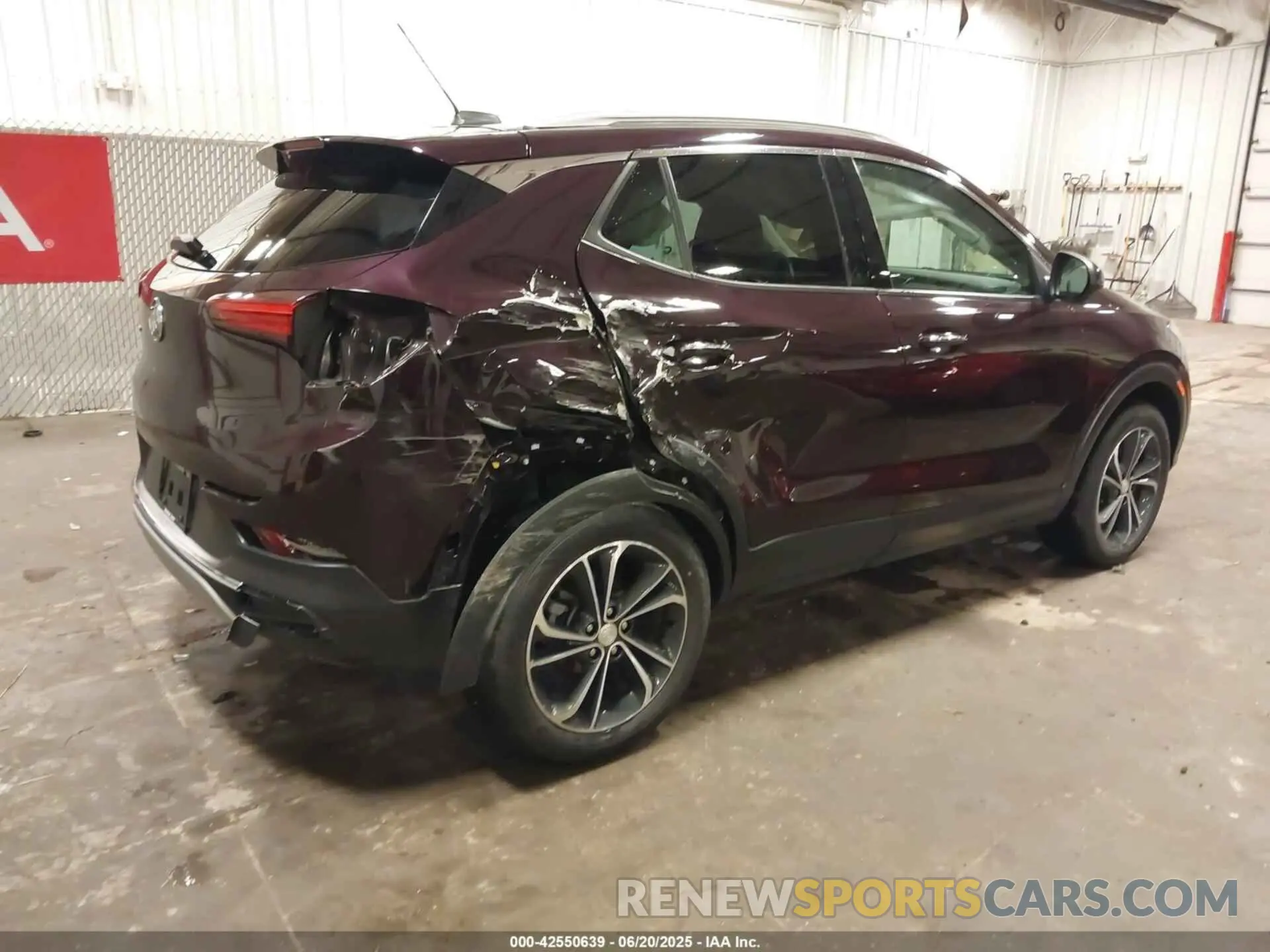 4 Photograph of a damaged car KL4MMGSL8MB151615 BUICK ENCORE GX 2021