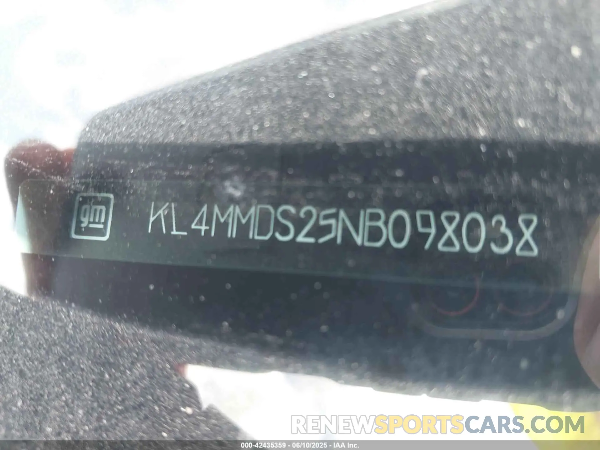 9 Photograph of a damaged car KL4MMDS25NB098038 BUICK ENCORE GX 2022