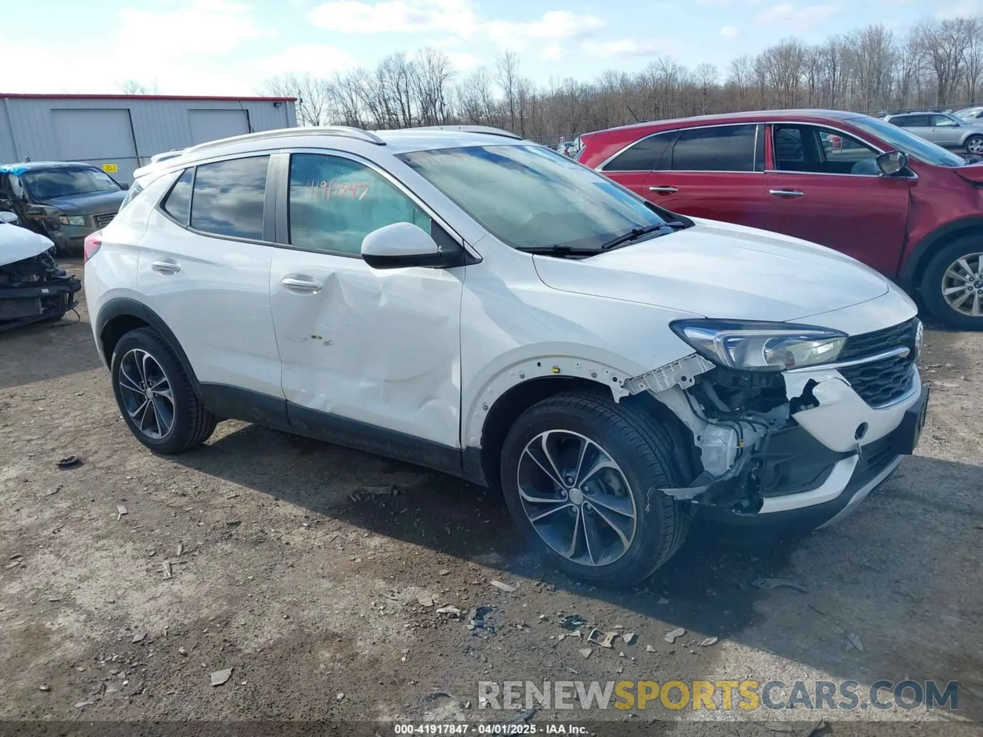 1 Photograph of a damaged car KL4MMDS25NB121334 BUICK ENCORE GX 2022