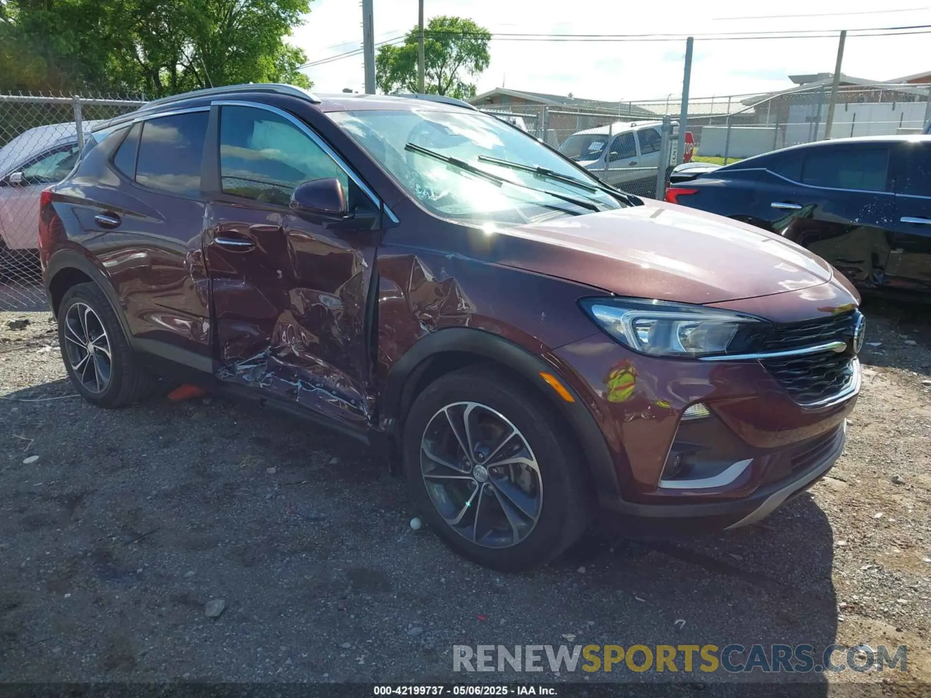 1 Photograph of a damaged car KL4MMDSL3NB049591 BUICK ENCORE GX 2022