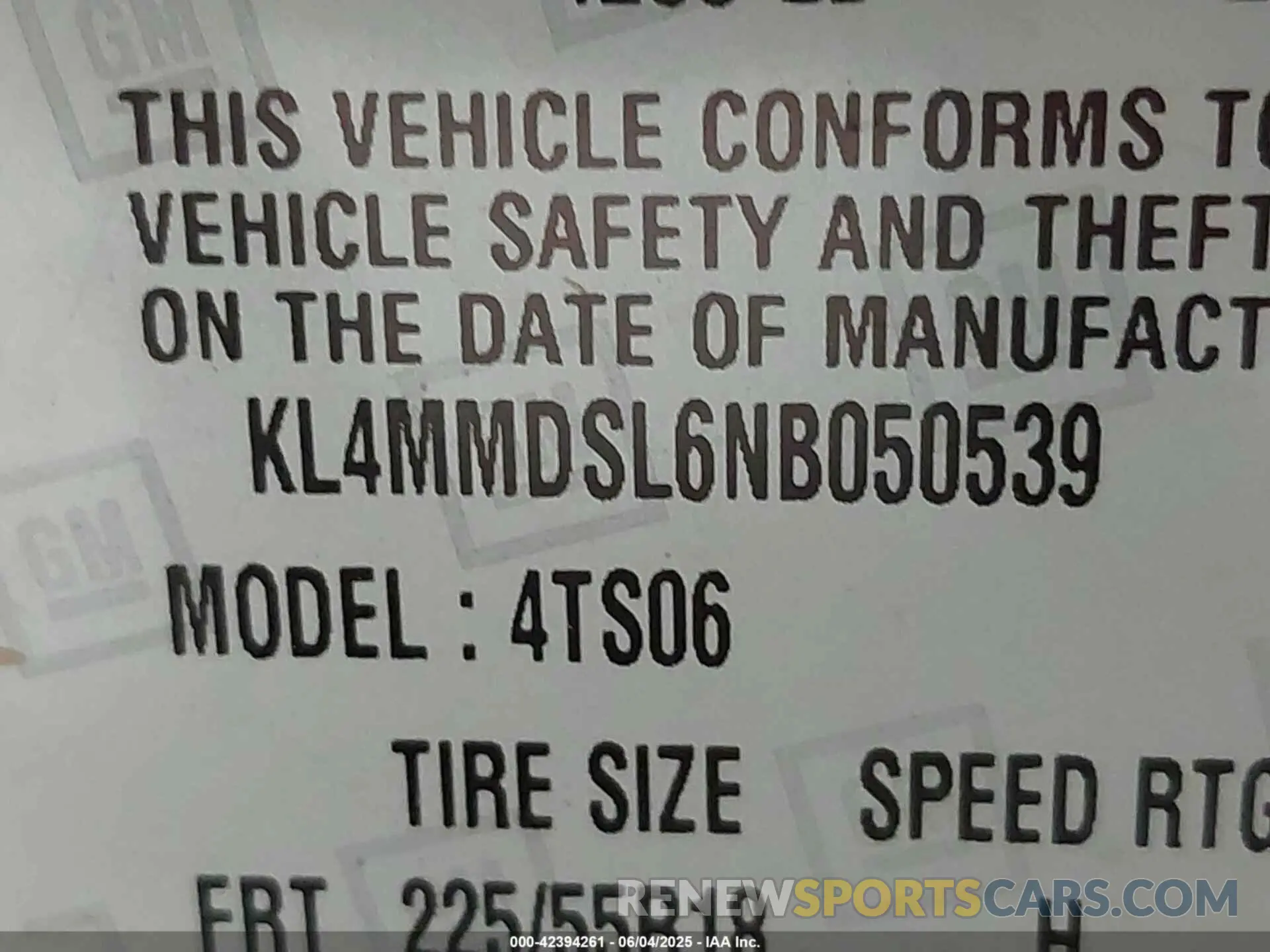 9 Photograph of a damaged car KL4MMDSL6NB050539 BUICK ENCORE GX 2022