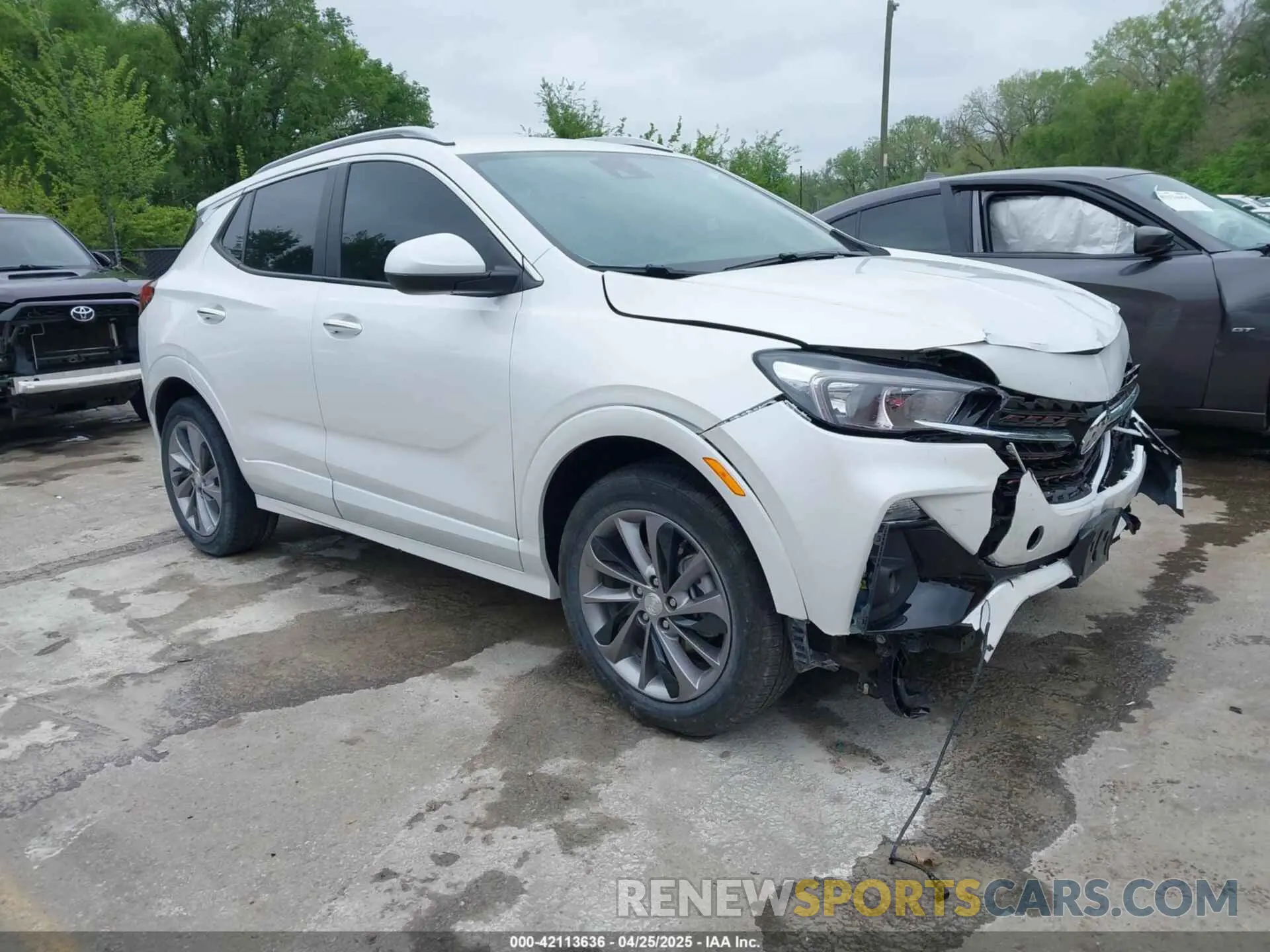 1 Photograph of a damaged car KL4MMESL4NB122084 BUICK ENCORE GX 2022