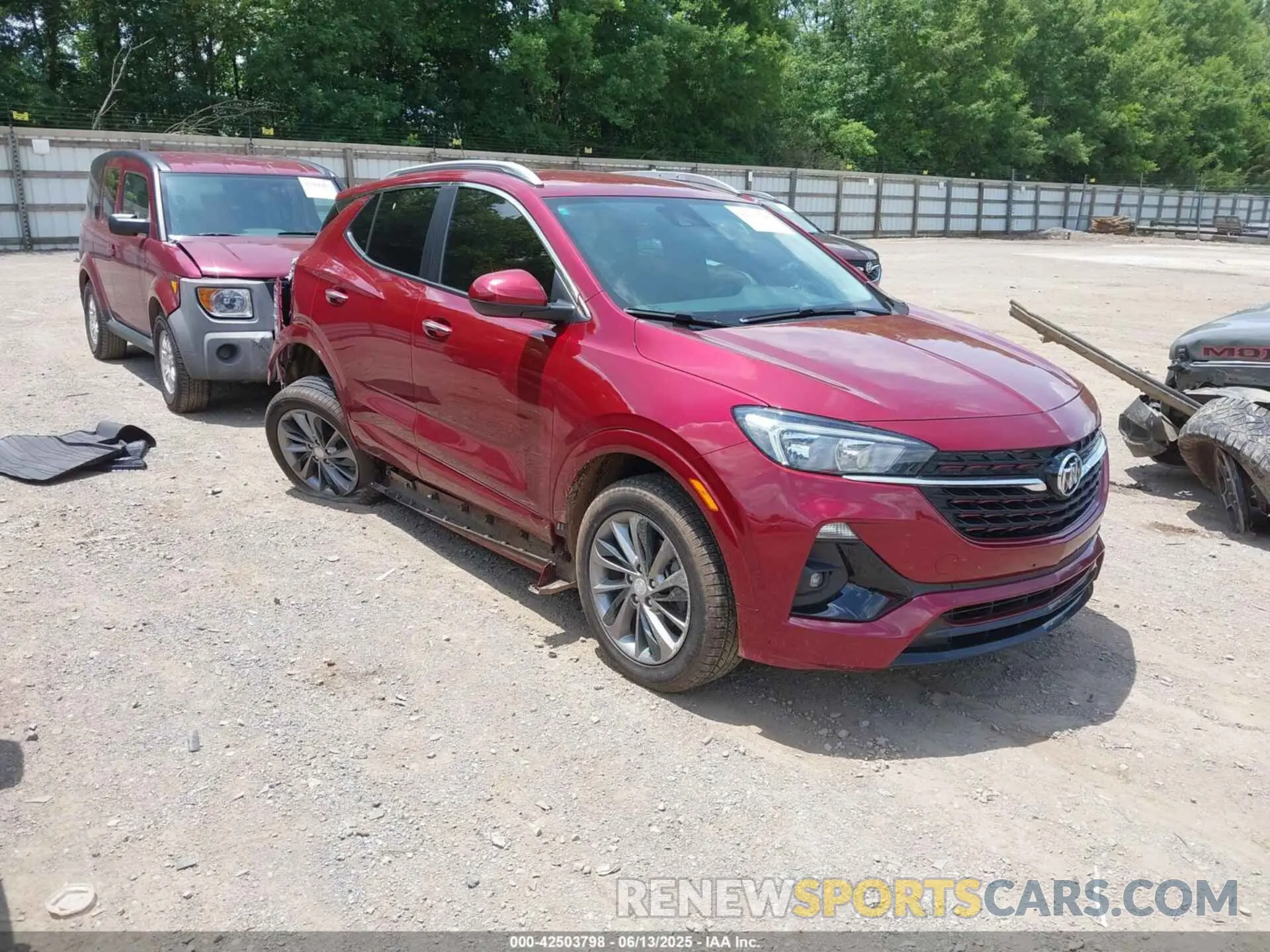 1 Photograph of a damaged car KL4MMESL4NB142853 BUICK ENCORE GX 2022
