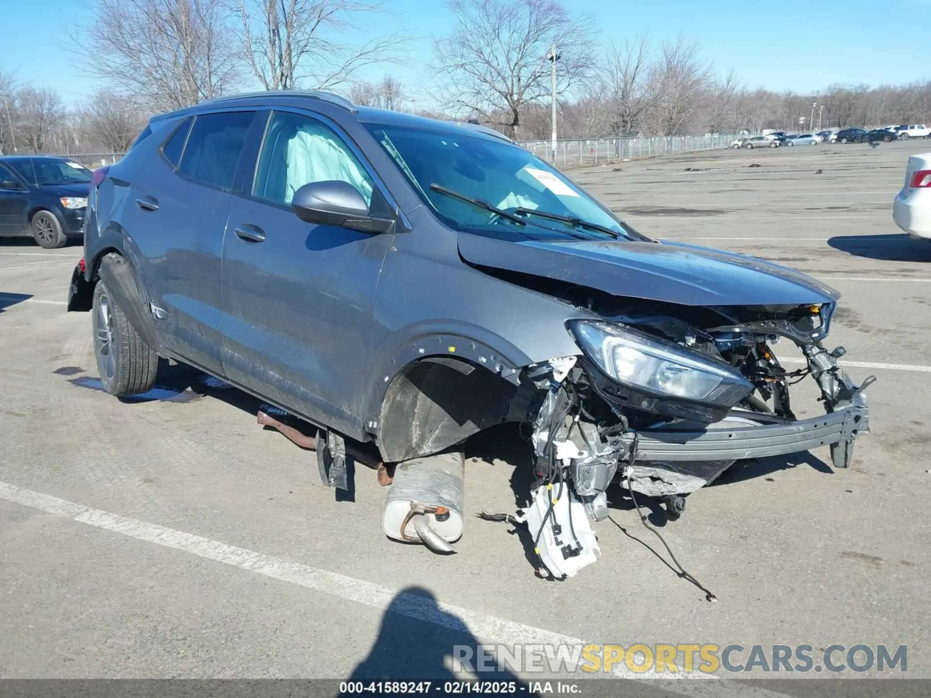 1 Photograph of a damaged car KL4MMESL9NB026502 BUICK ENCORE GX 2022