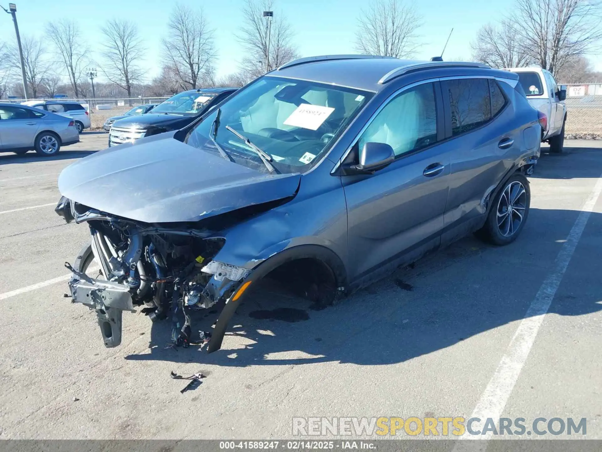 2 Photograph of a damaged car KL4MMESL9NB026502 BUICK ENCORE GX 2022