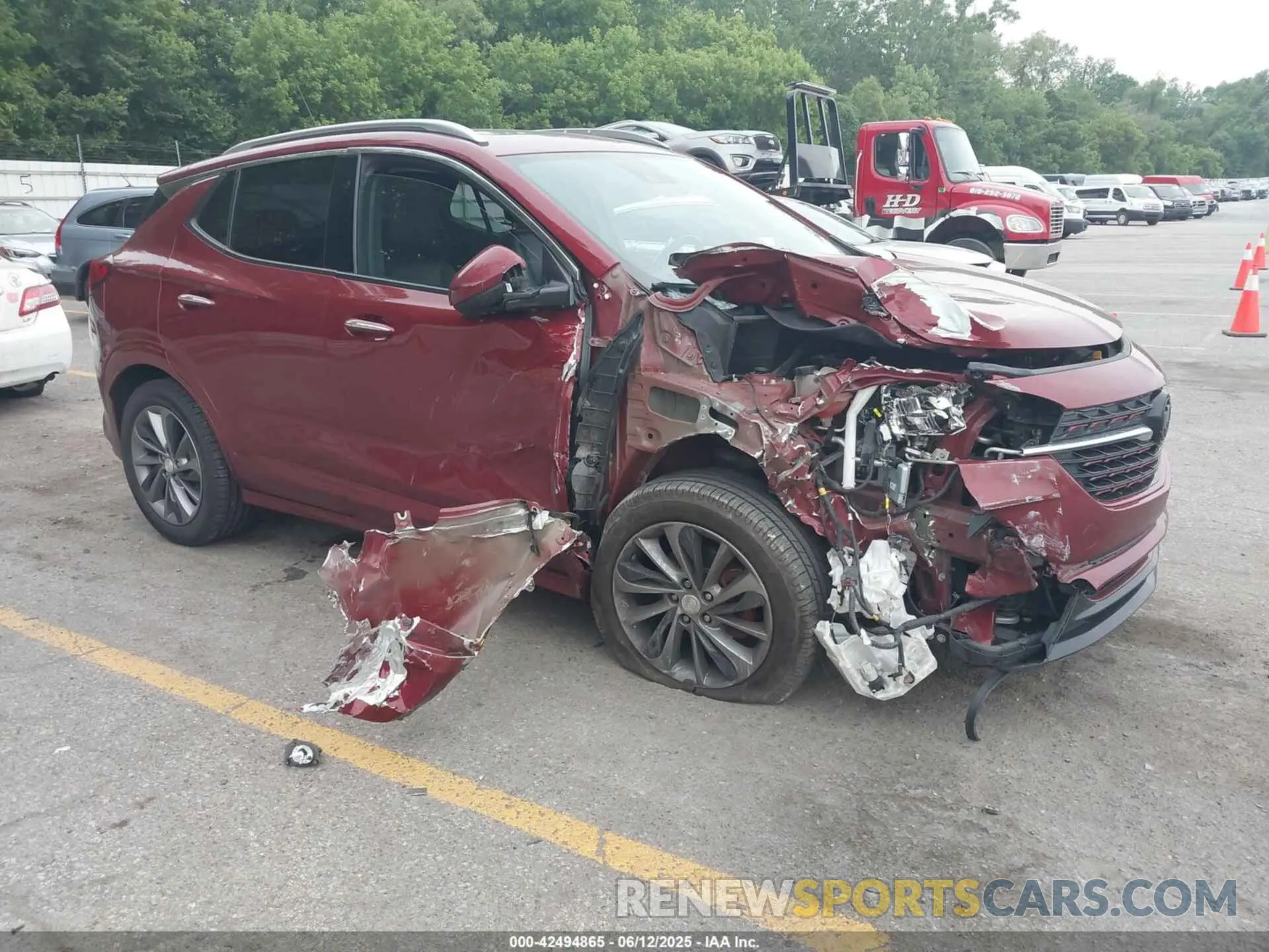 1 Photograph of a damaged car KL4MMGSL2NB026384 BUICK ENCORE GX 2022