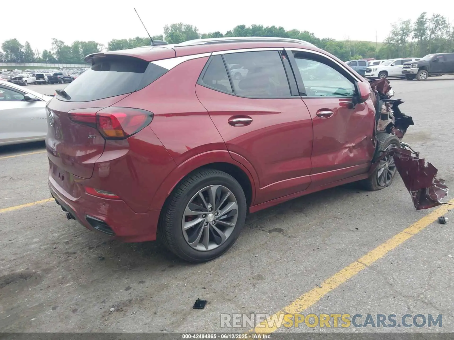 4 Photograph of a damaged car KL4MMGSL2NB026384 BUICK ENCORE GX 2022