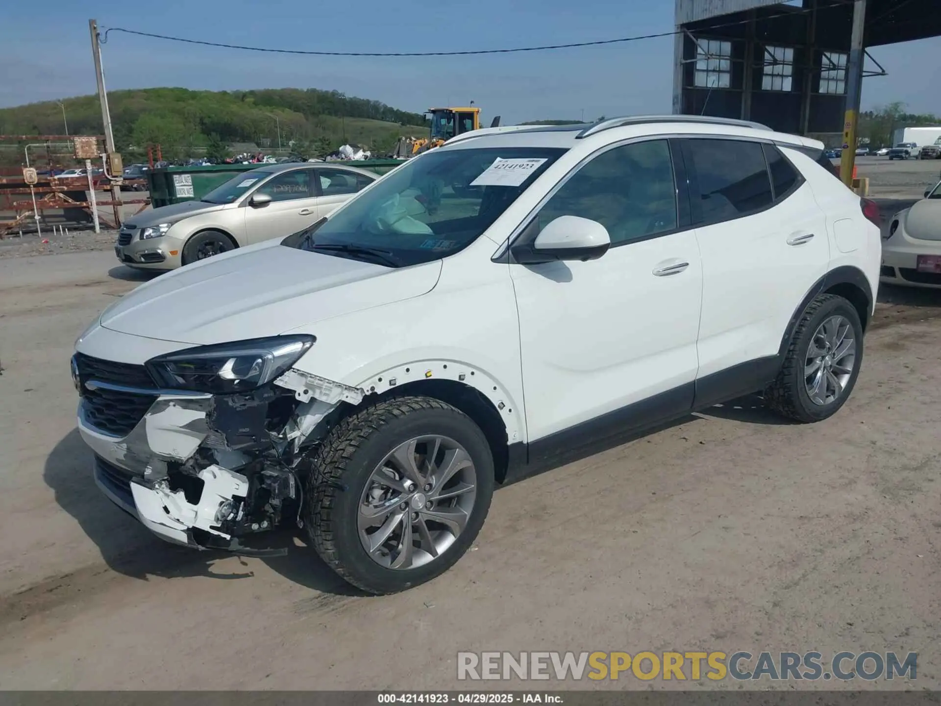 2 Photograph of a damaged car KL4MMGSL8NB136727 BUICK ENCORE GX 2022