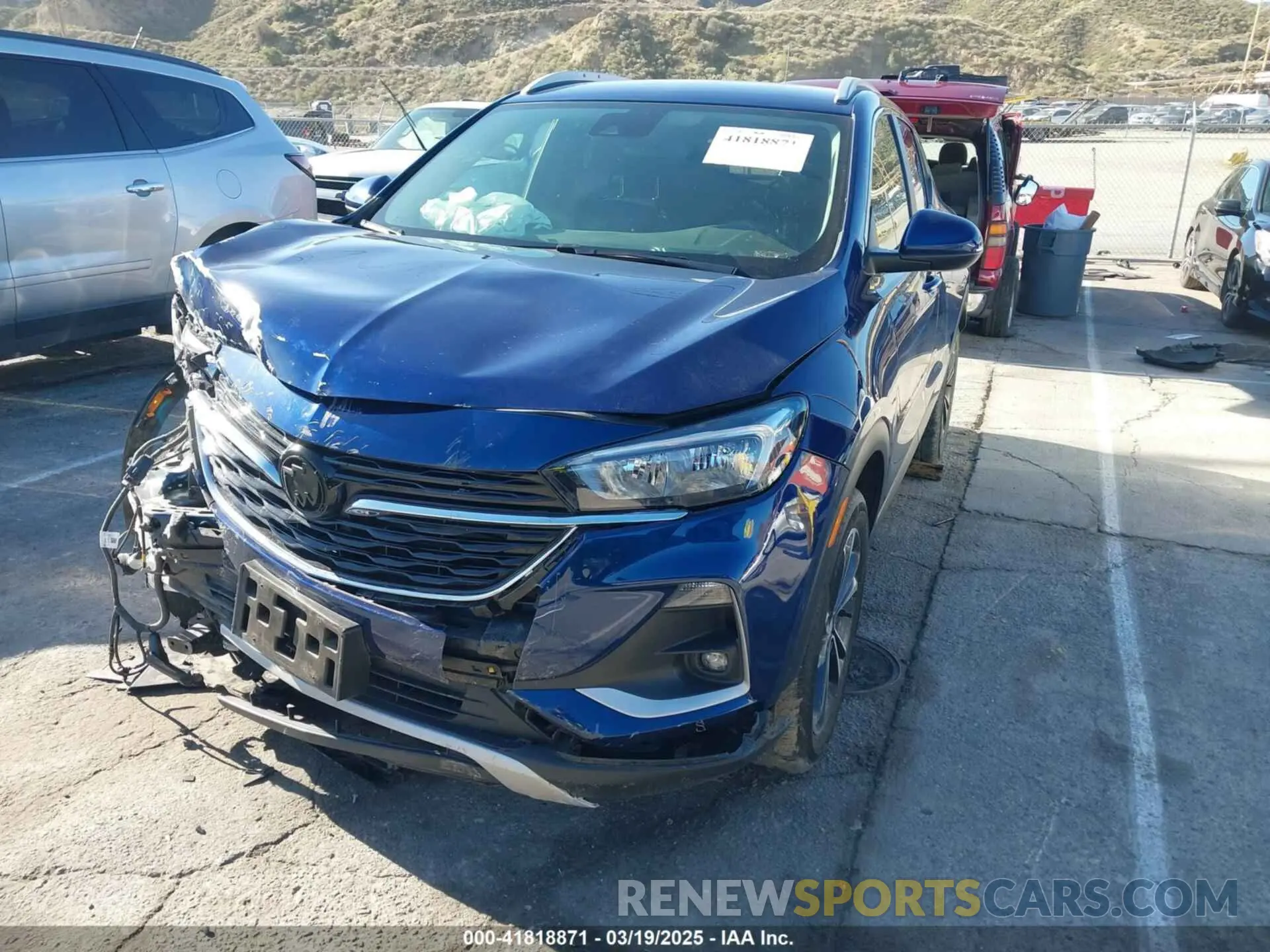 2 Photograph of a damaged car KL4MMDS26PB126674 BUICK ENCORE GX 2023