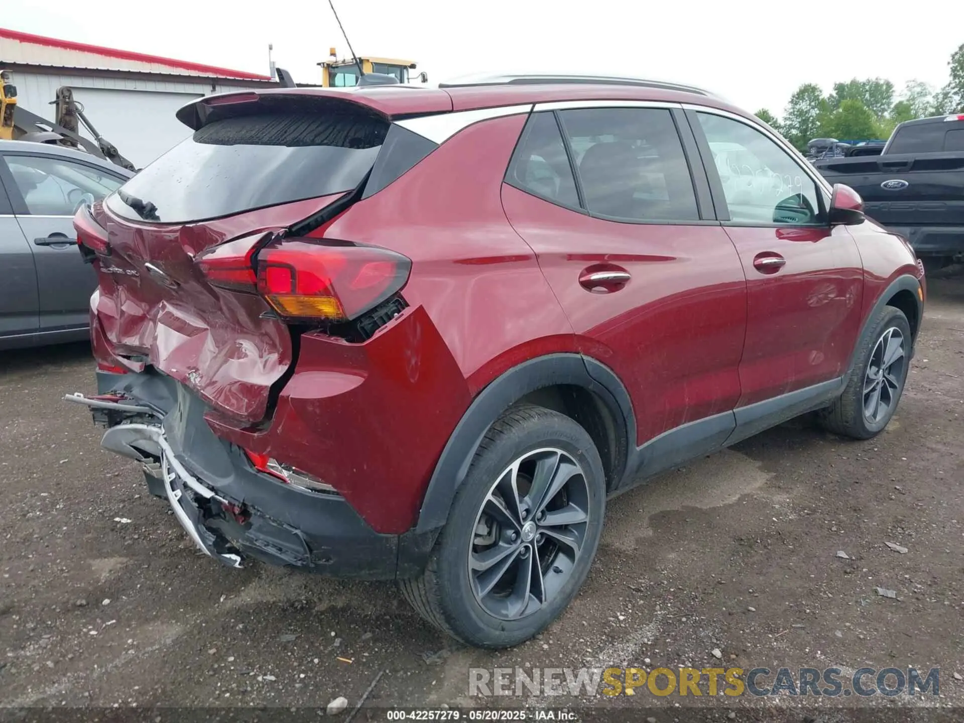 4 Photograph of a damaged car KL4MMESL3PB009889 BUICK ENCORE GX 2023