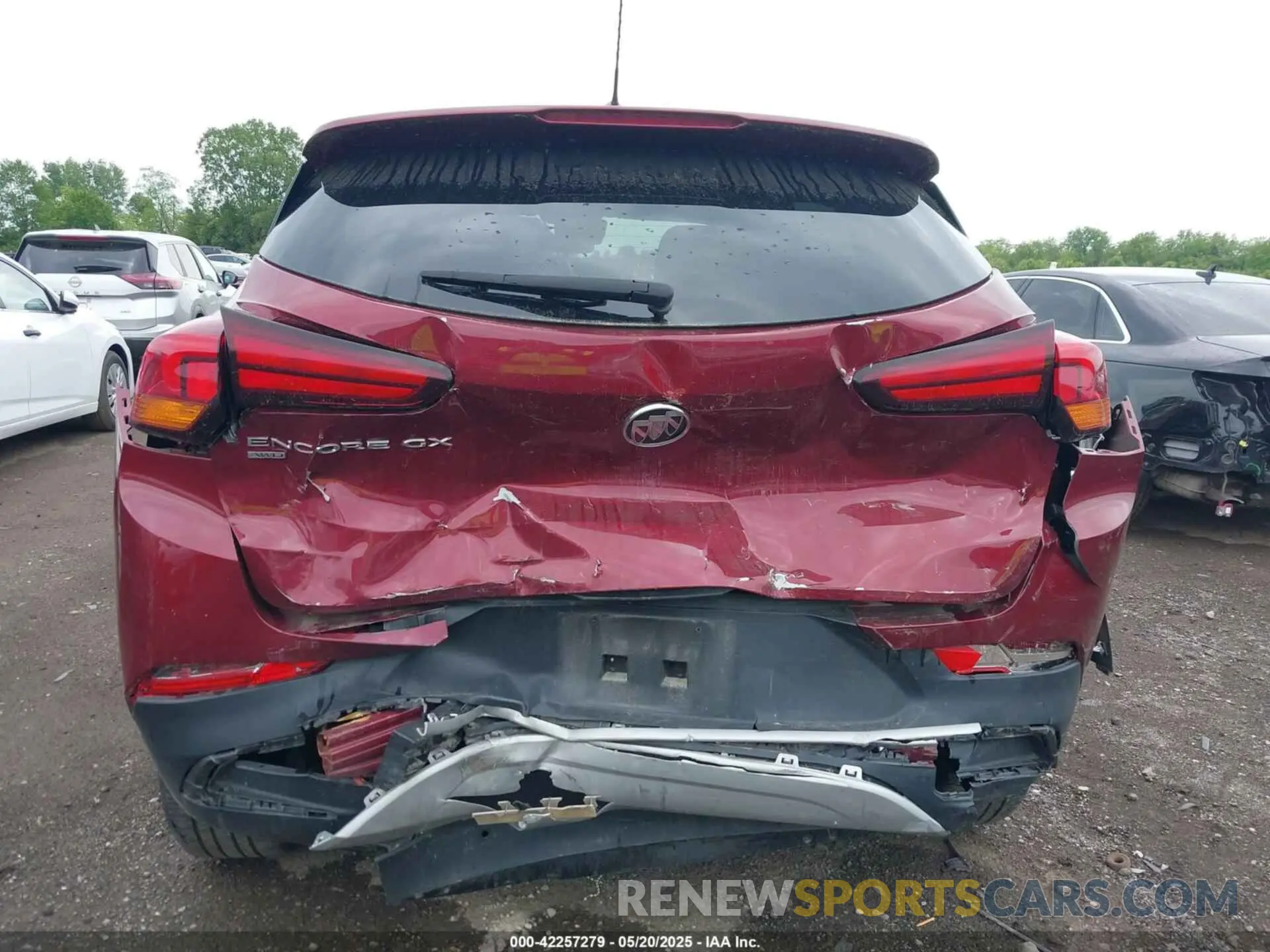6 Photograph of a damaged car KL4MMESL3PB009889 BUICK ENCORE GX 2023