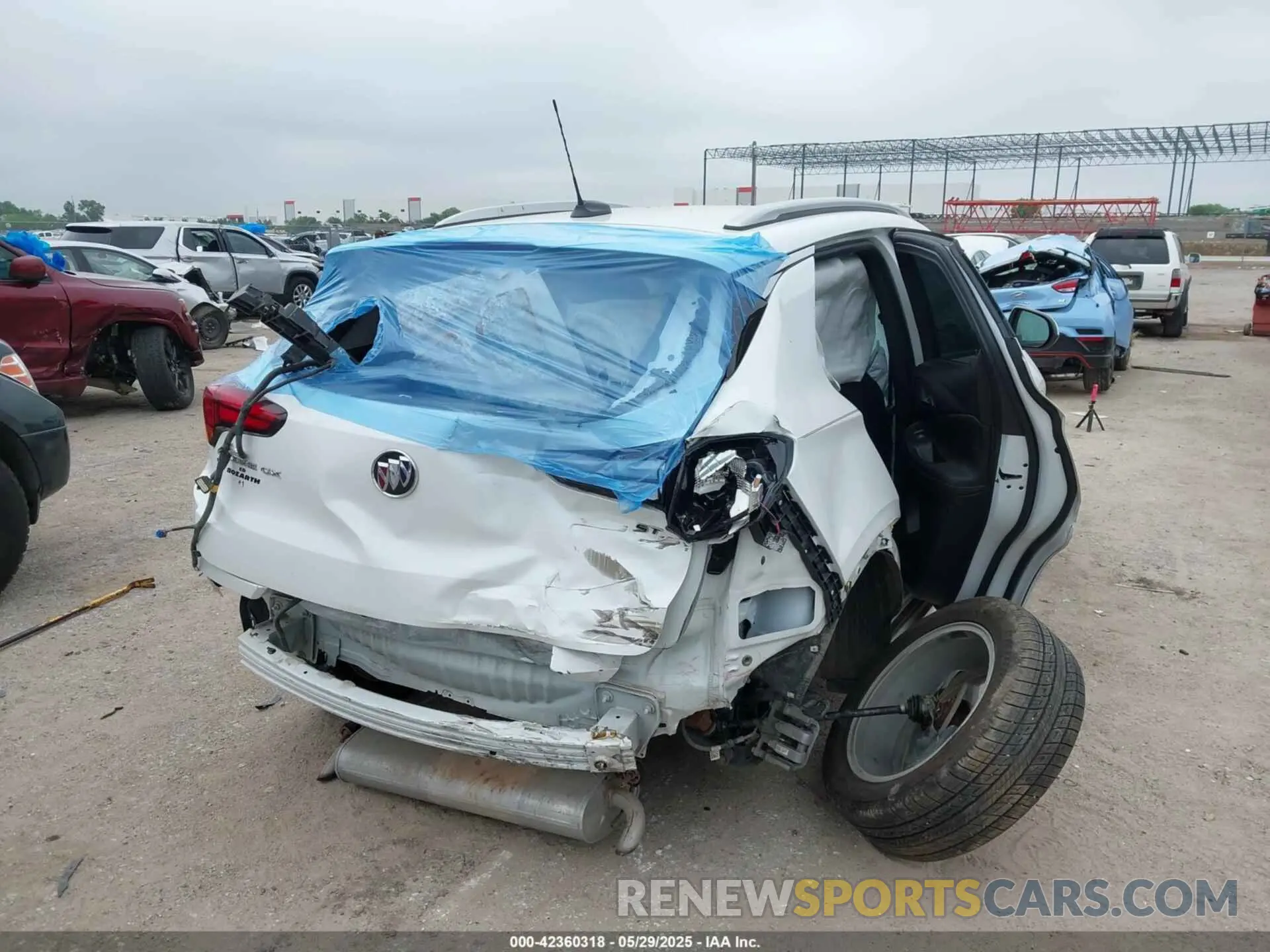 4 Photograph of a damaged car KL4MMESL4PB019394 BUICK ENCORE GX 2023