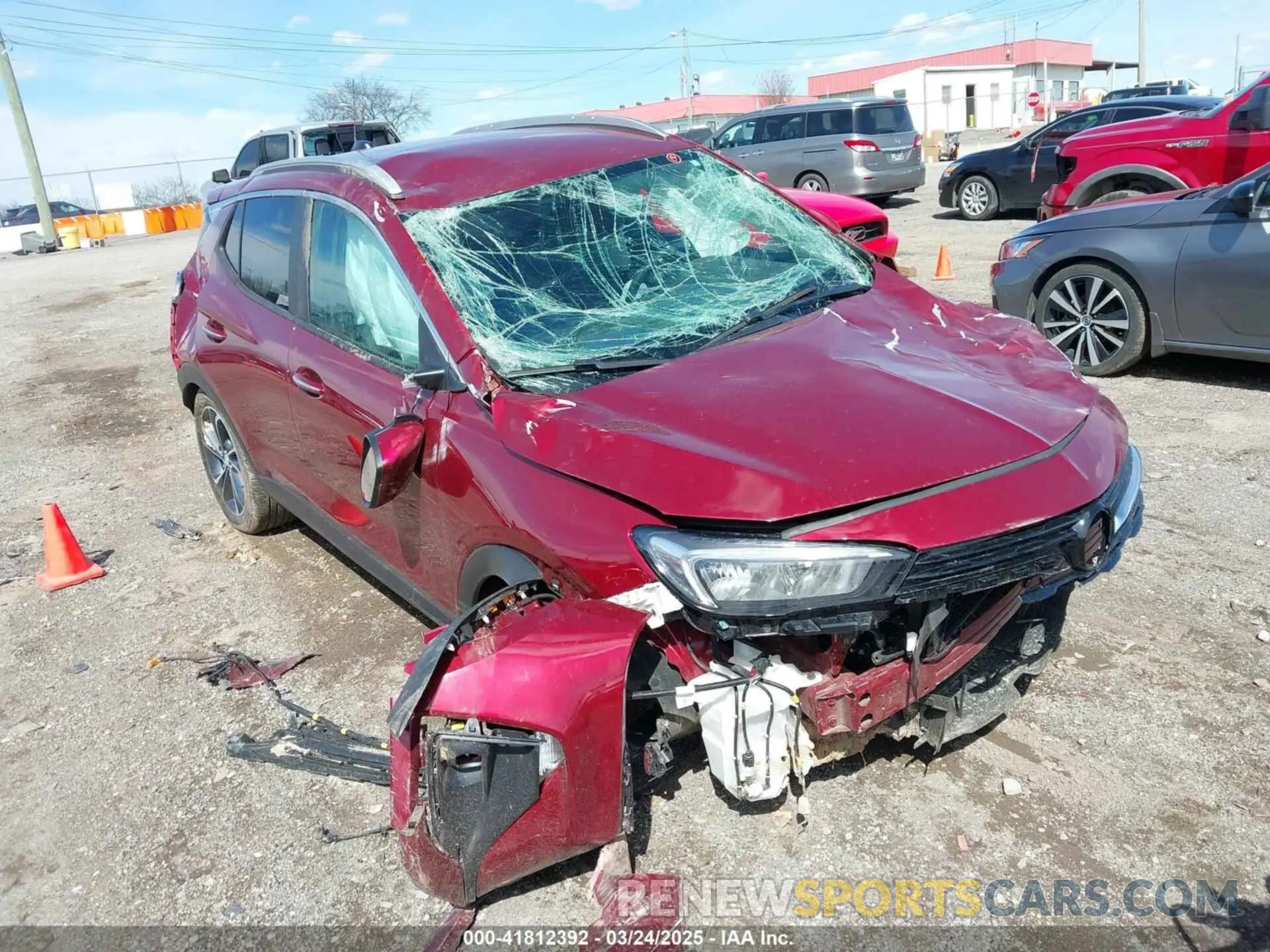 1 Photograph of a damaged car KL4MMESL6PB039310 BUICK ENCORE GX 2023