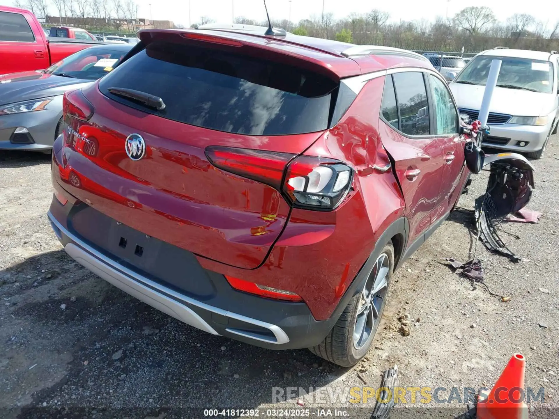 4 Photograph of a damaged car KL4MMESL6PB039310 BUICK ENCORE GX 2023