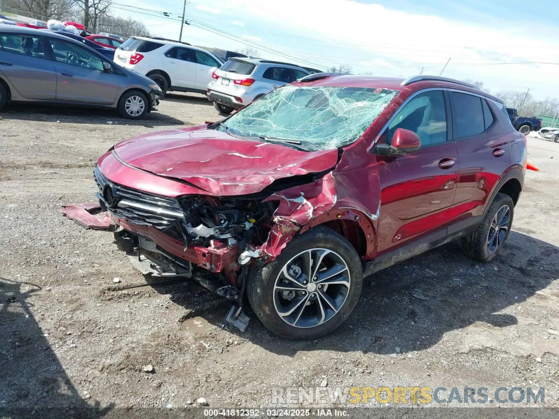 6 Photograph of a damaged car KL4MMESL6PB039310 BUICK ENCORE GX 2023