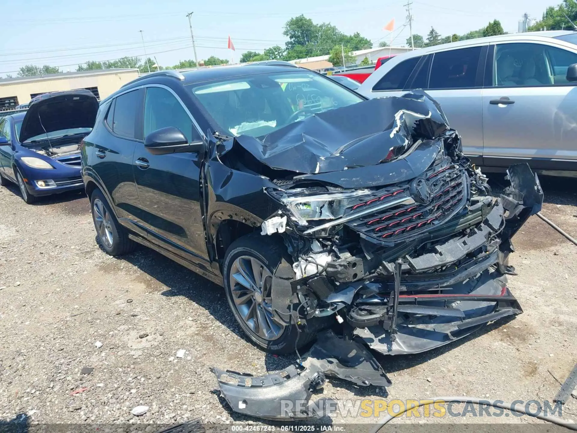 1 Photograph of a damaged car KL4MMESL7PB151159 BUICK ENCORE GX 2023
