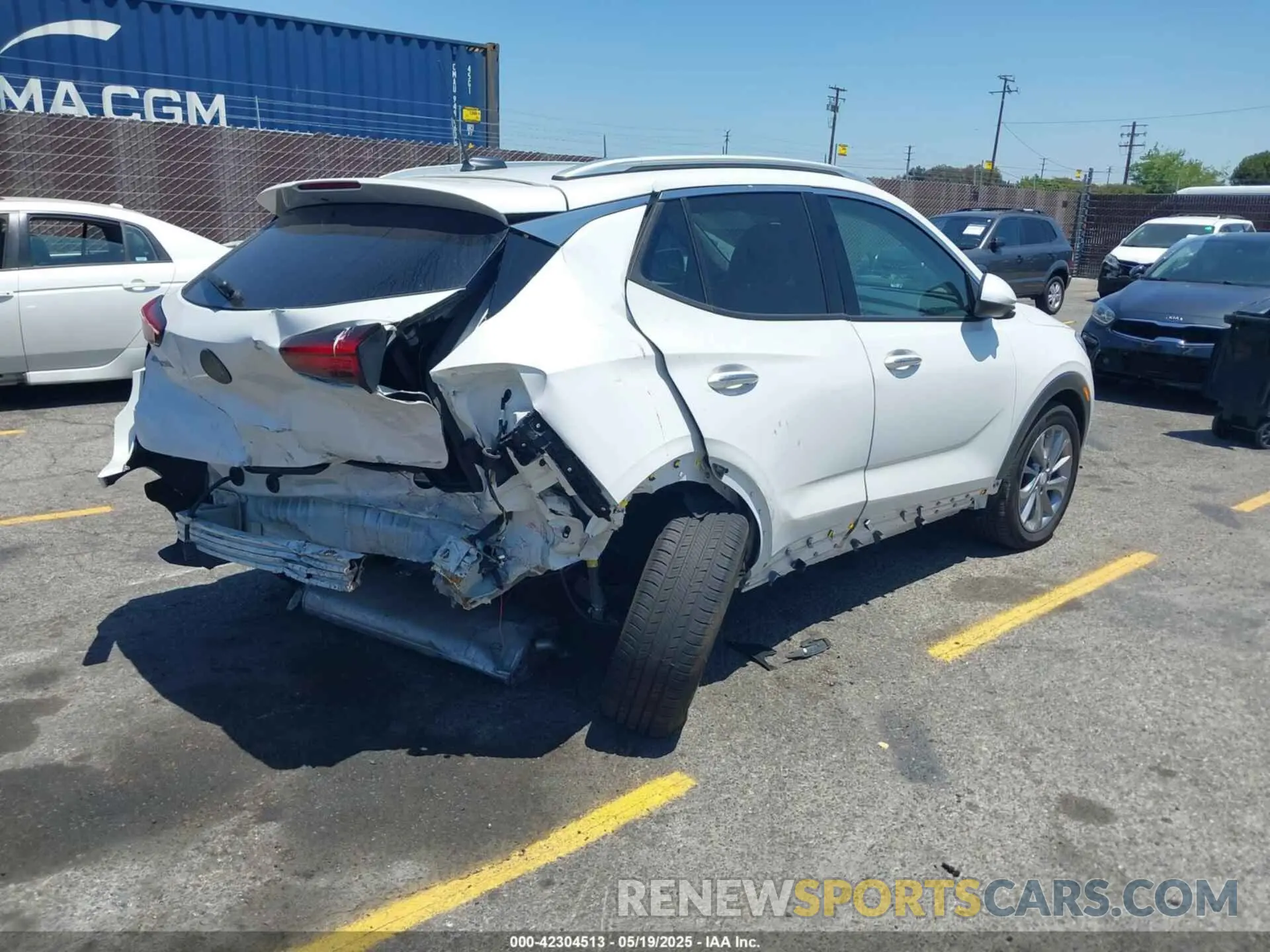 4 Photograph of a damaged car KL4MMFSL8PB028234 BUICK ENCORE GX 2023