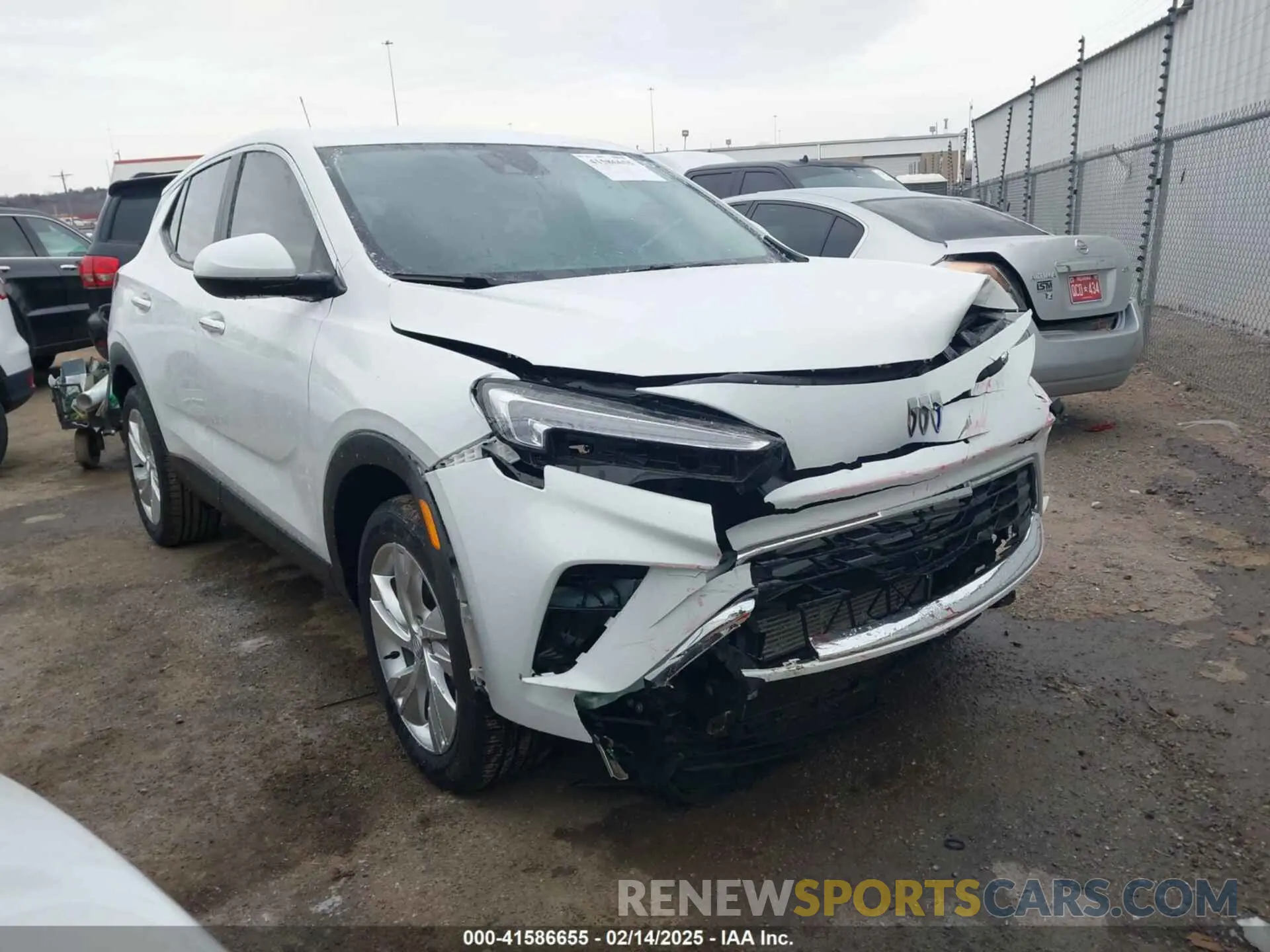 1 Photograph of a damaged car KL4AMBS25RB173236 BUICK ENCORE GX 2024