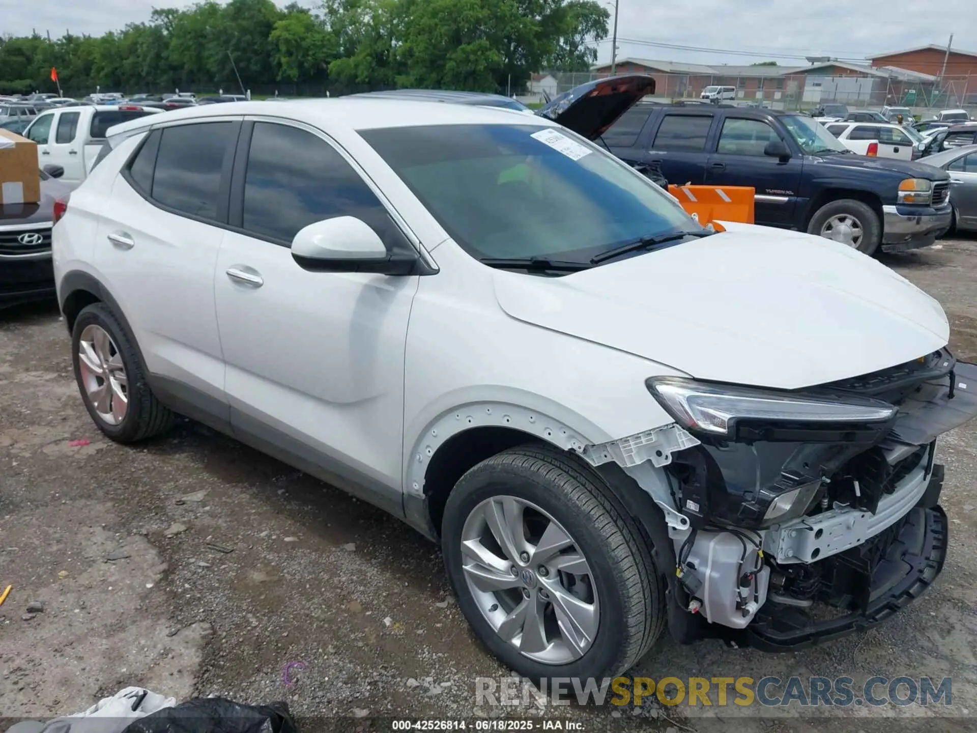 1 Photograph of a damaged car KL4AMCSL0RB167004 BUICK ENCORE GX 2024