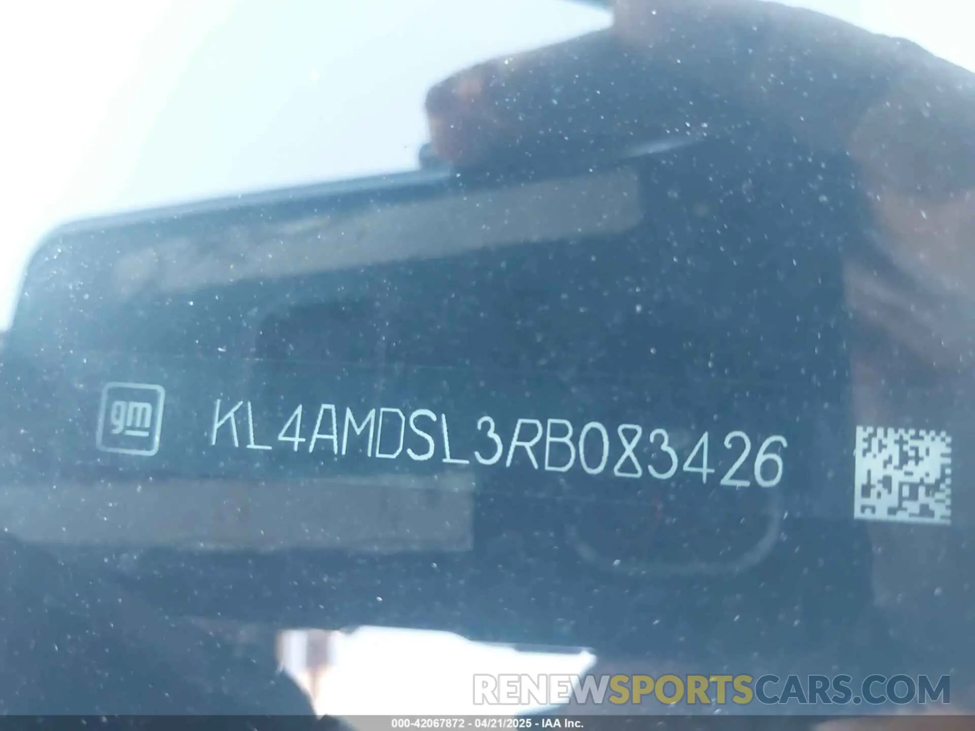 9 Photograph of a damaged car KL4AMDSL3RB083426 BUICK ENCORE GX 2024