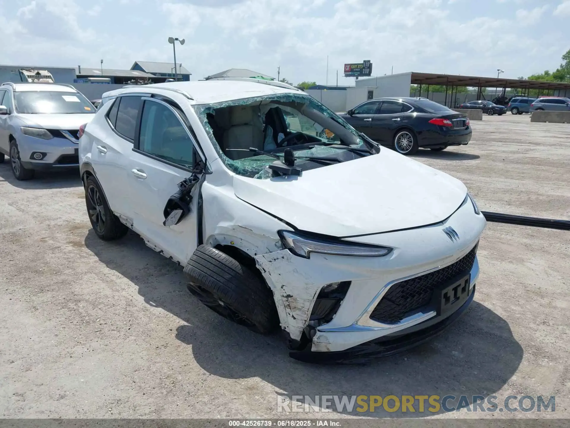 1 Photograph of a damaged car KL4AMDSL3RB188645 BUICK ENCORE GX 2024