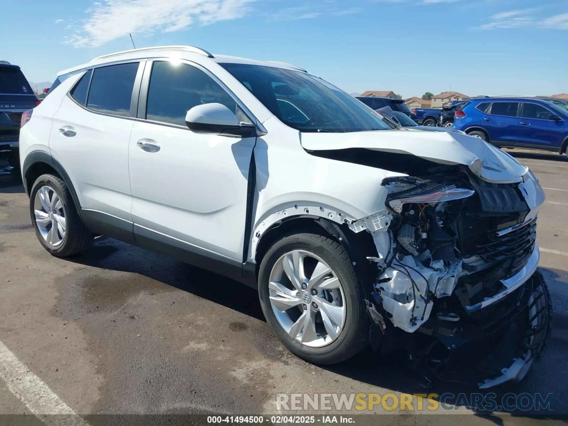 1 Photograph of a damaged car KL4AMBSP9SB012485 BUICK ENCORE GX 2025