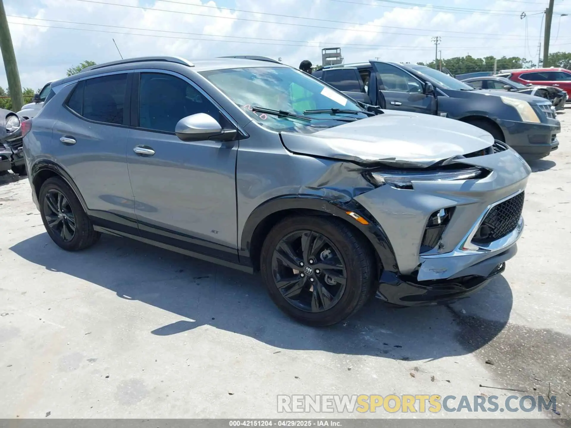 1 Photograph of a damaged car KL4AMDSL7SB038317 BUICK ENCORE GX 2025