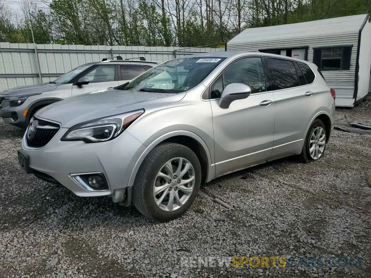 1 Photograph of a damaged car LRBFX1SA2KD019984 BUICK ENVISION 2019