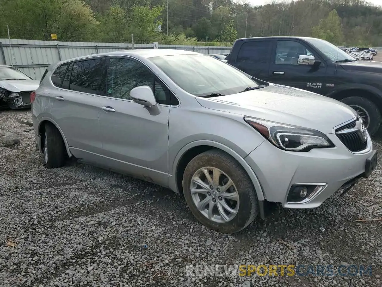 4 Photograph of a damaged car LRBFX1SA2KD019984 BUICK ENVISION 2019