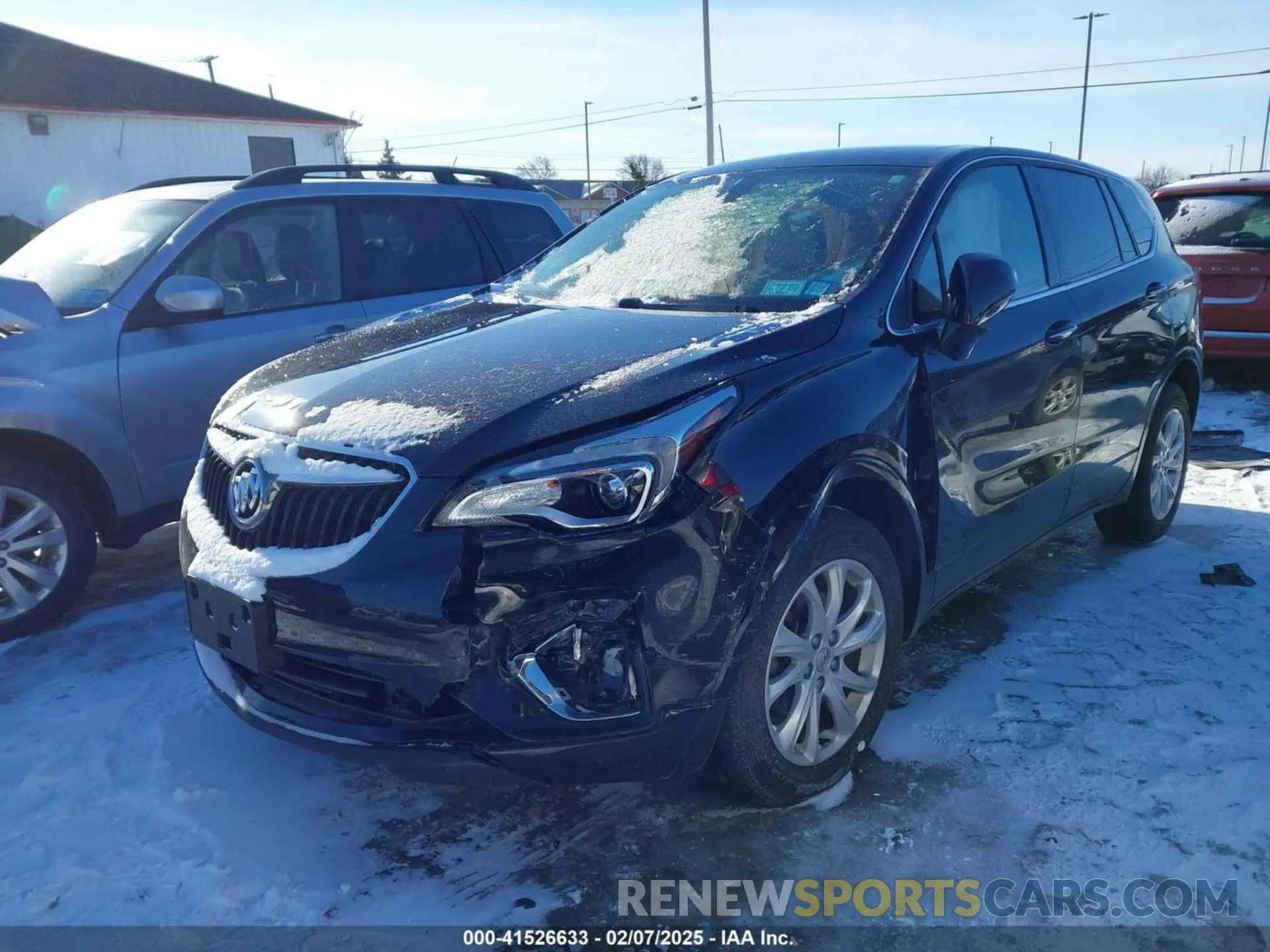 2 Photograph of a damaged car LRBFX1SA4KD125515 BUICK ENVISION 2019