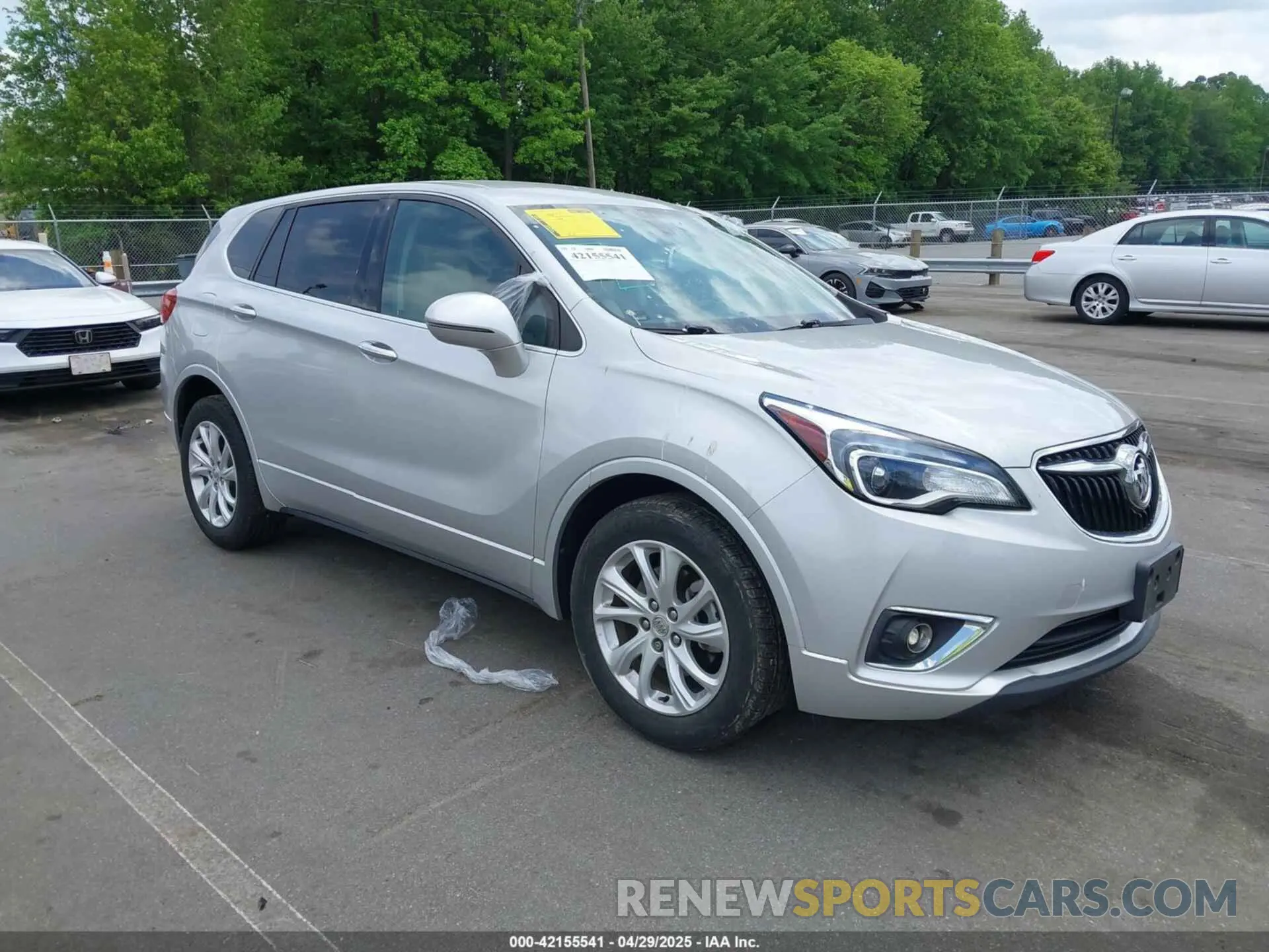 1 Photograph of a damaged car LRBFX1SA5KD111574 BUICK ENVISION 2019