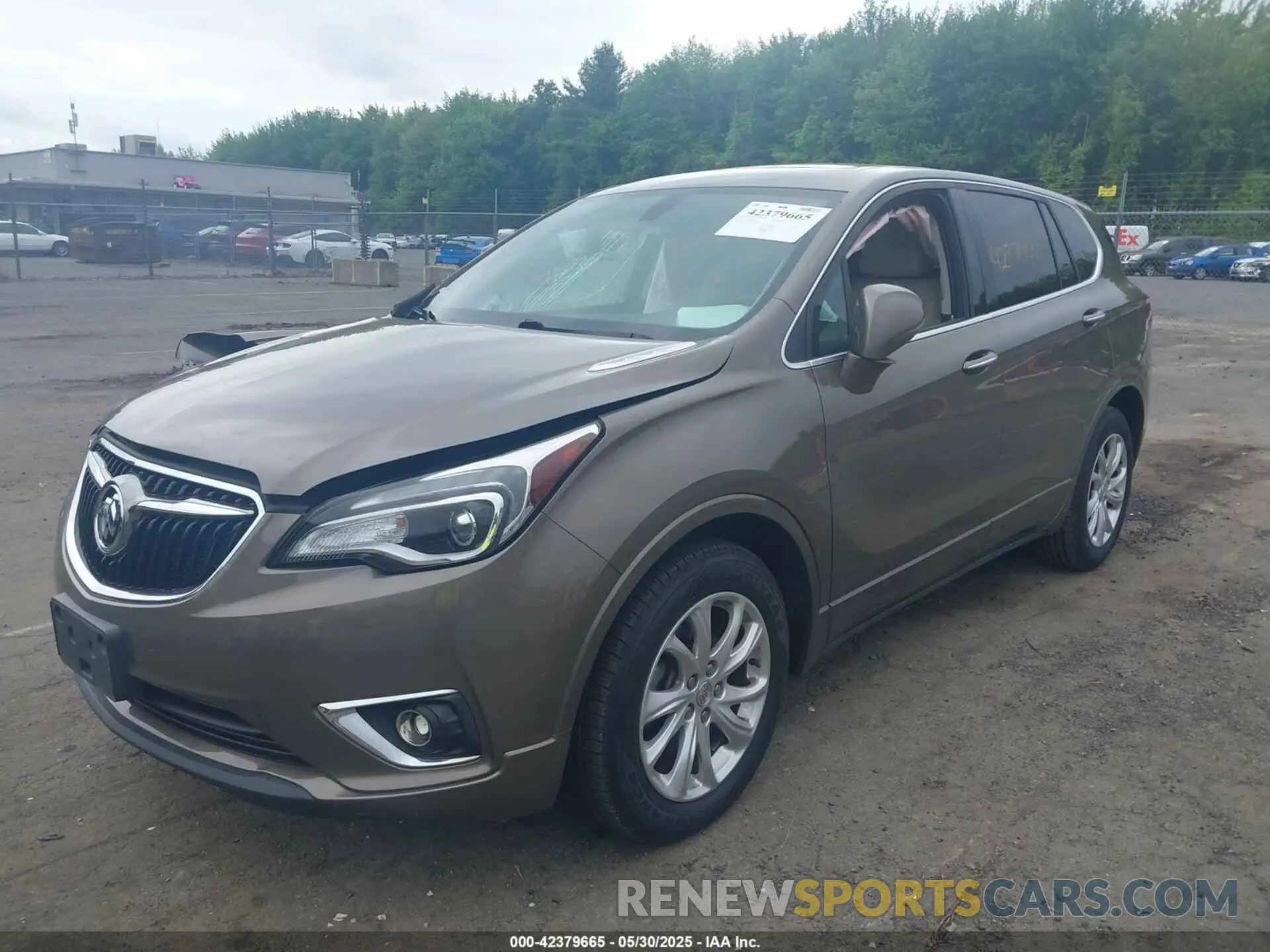 2 Photograph of a damaged car LRBFX1SAXKD087501 BUICK ENVISION 2019