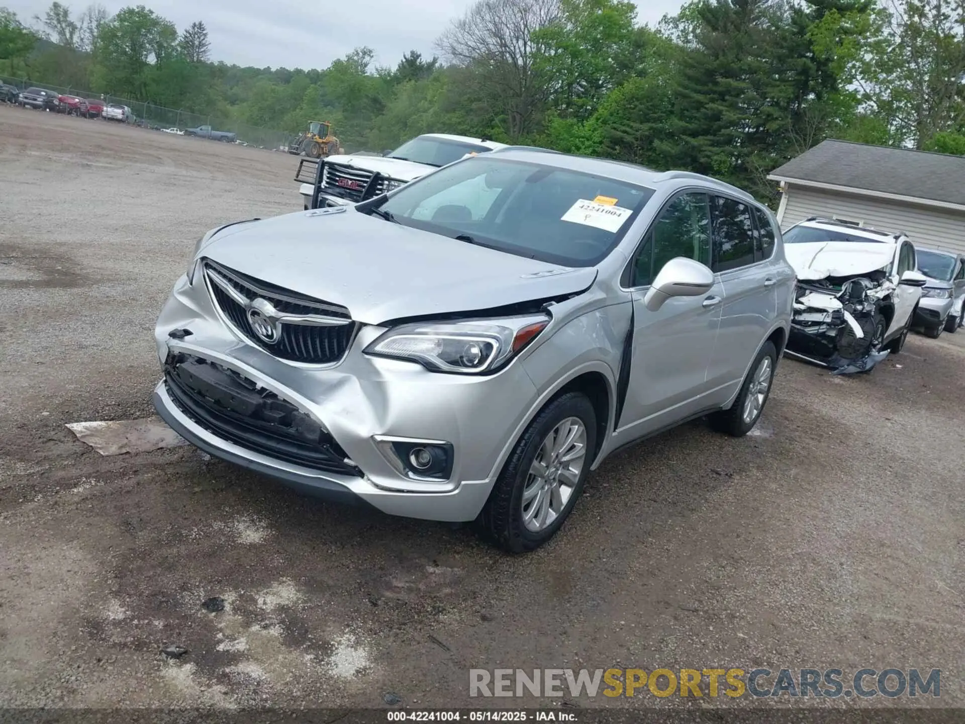 2 Photograph of a damaged car LRBFX2SA0KD075816 BUICK ENVISION 2019