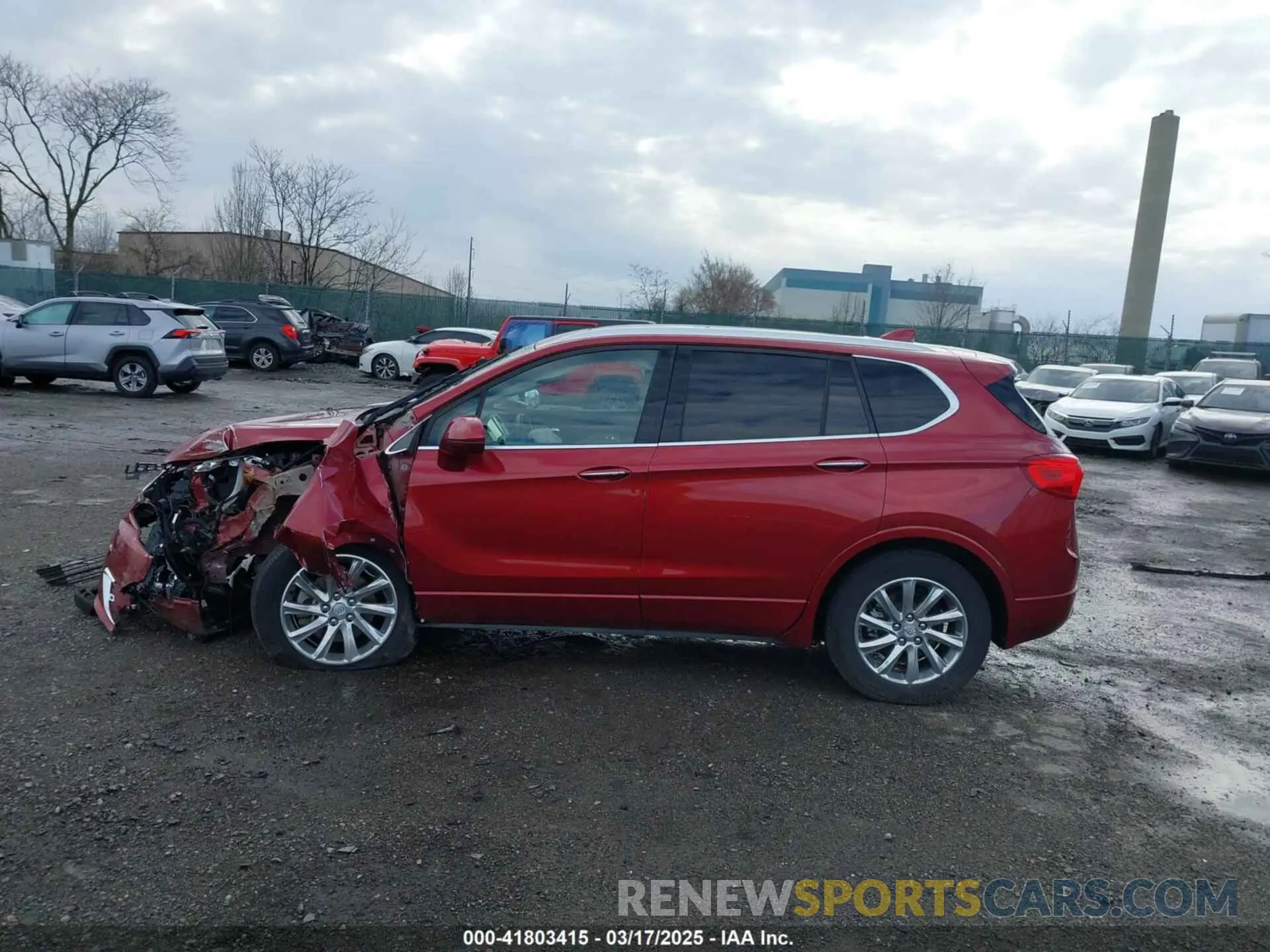 14 Photograph of a damaged car LRBFX2SA0KD125646 BUICK ENVISION 2019