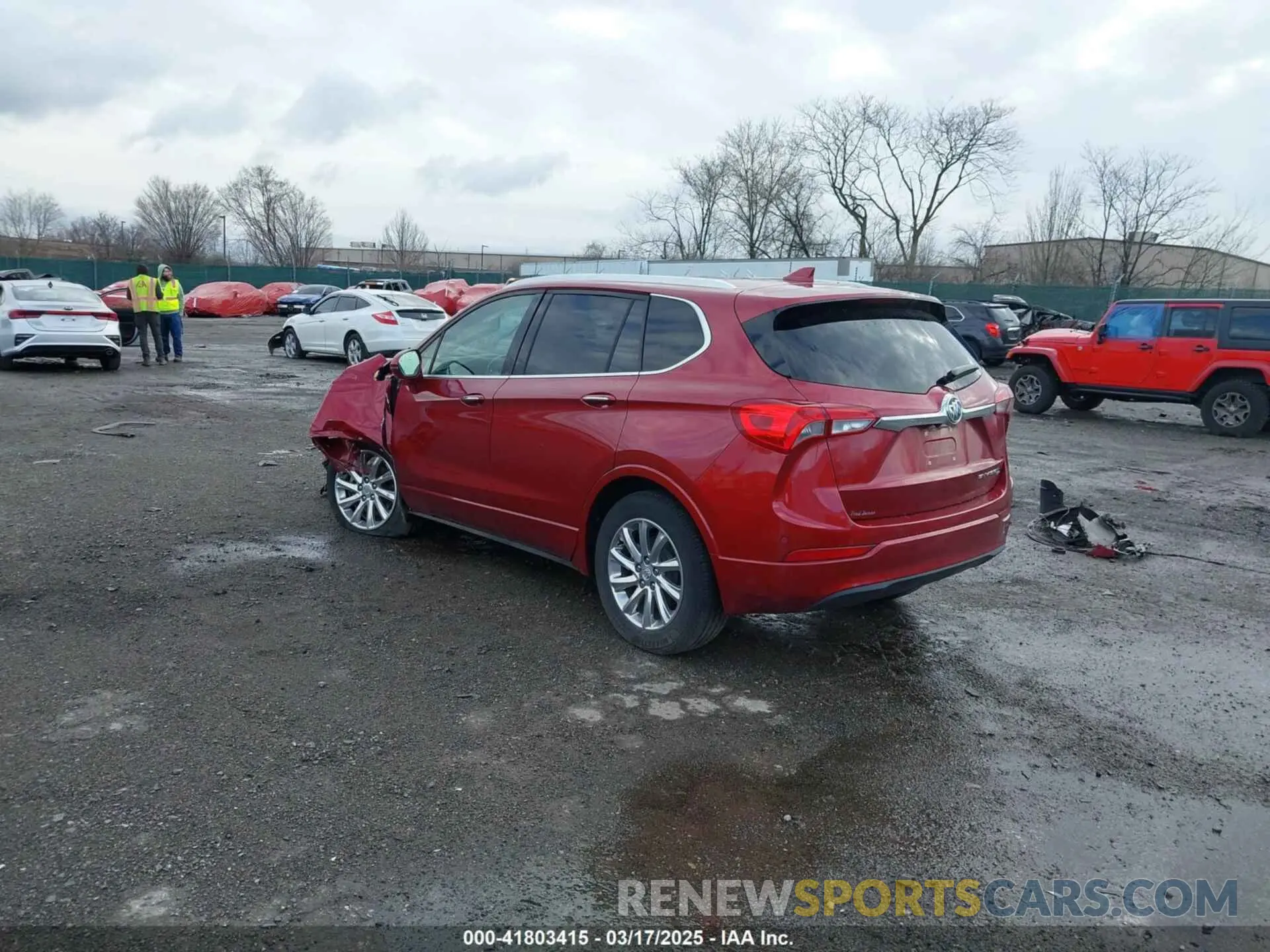 3 Photograph of a damaged car LRBFX2SA0KD125646 BUICK ENVISION 2019