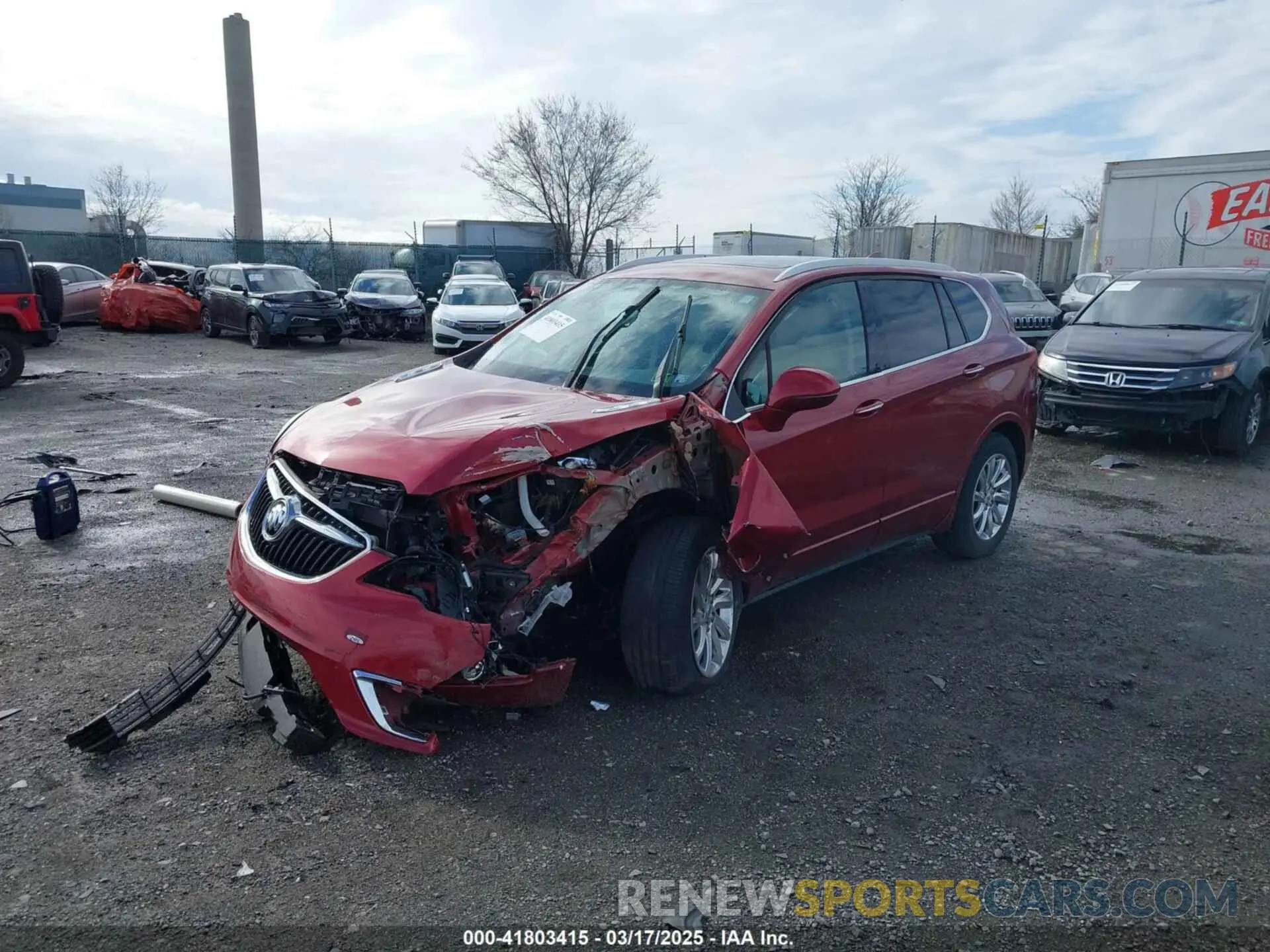 6 Photograph of a damaged car LRBFX2SA0KD125646 BUICK ENVISION 2019