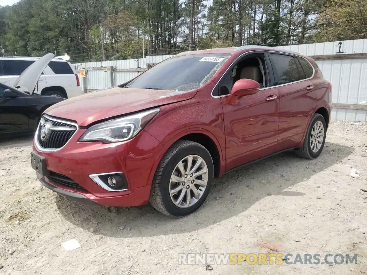 1 Photograph of a damaged car LRBFX2SA3KD013908 BUICK ENVISION 2019