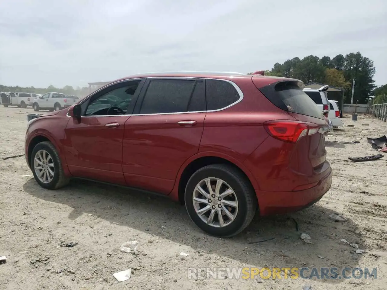 2 Photograph of a damaged car LRBFX2SA3KD013908 BUICK ENVISION 2019