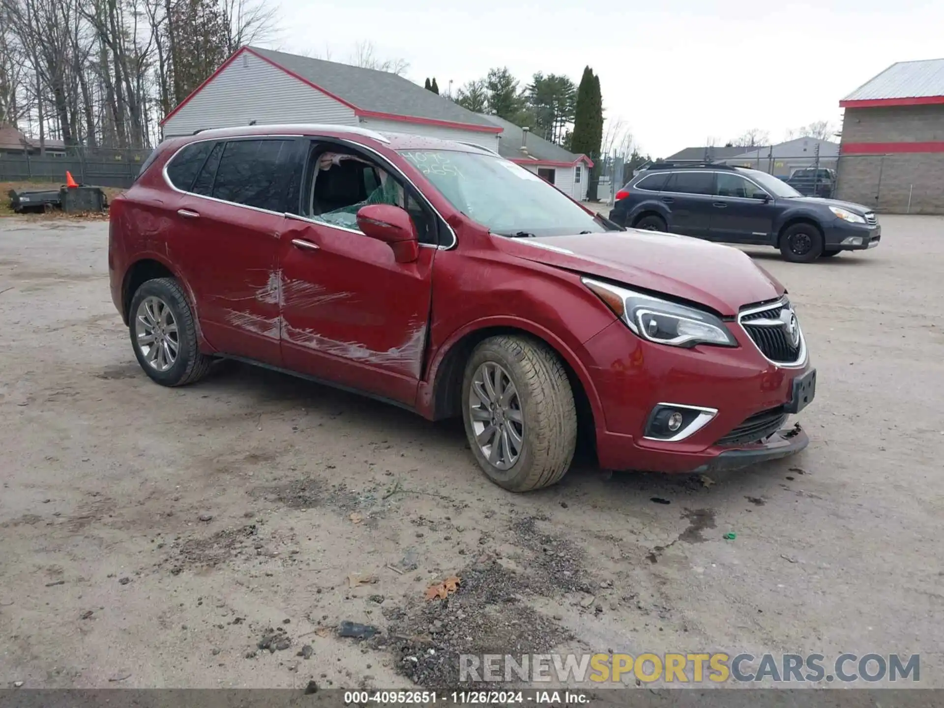 1 Photograph of a damaged car LRBFX2SA3KD042082 BUICK ENVISION 2019